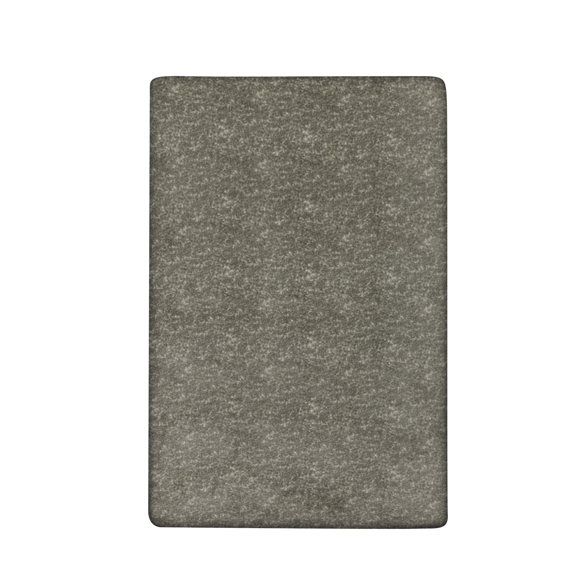 MONT CHALET 1 Spannbettlaken uni Melange Premium Flanell ca. 100x200cm