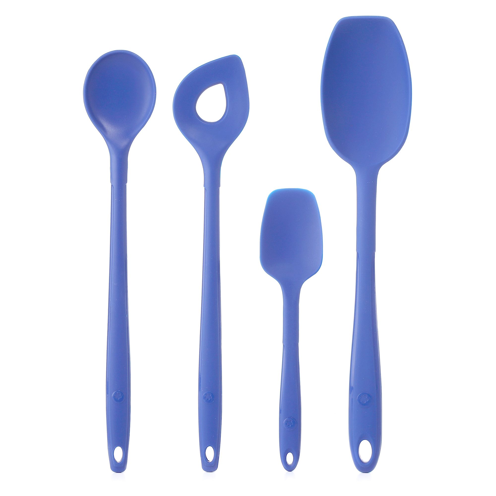 KOCHBLUME® Löffel-Set Küchenhelfer aus Silikon 4 Stück