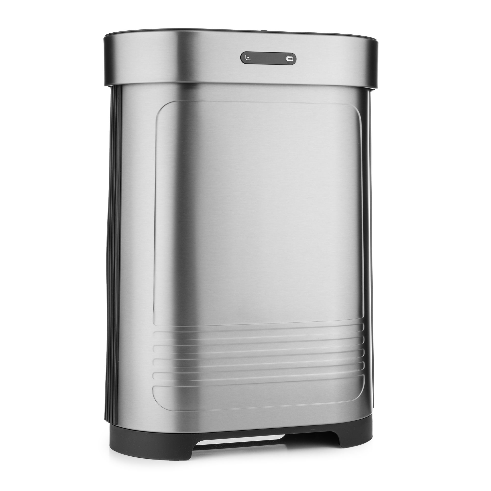 AQURAT Sensor-Mülleimer aus Edelstahl 60l Volumen Anti-Fingerprint