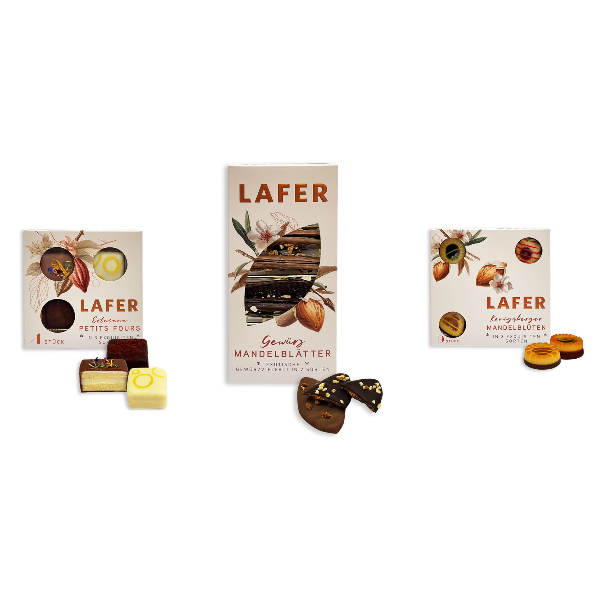  LAFER Kennenlern Paket Mandel- & Feingebäck, Marzipankonfekt Inhalt 275g