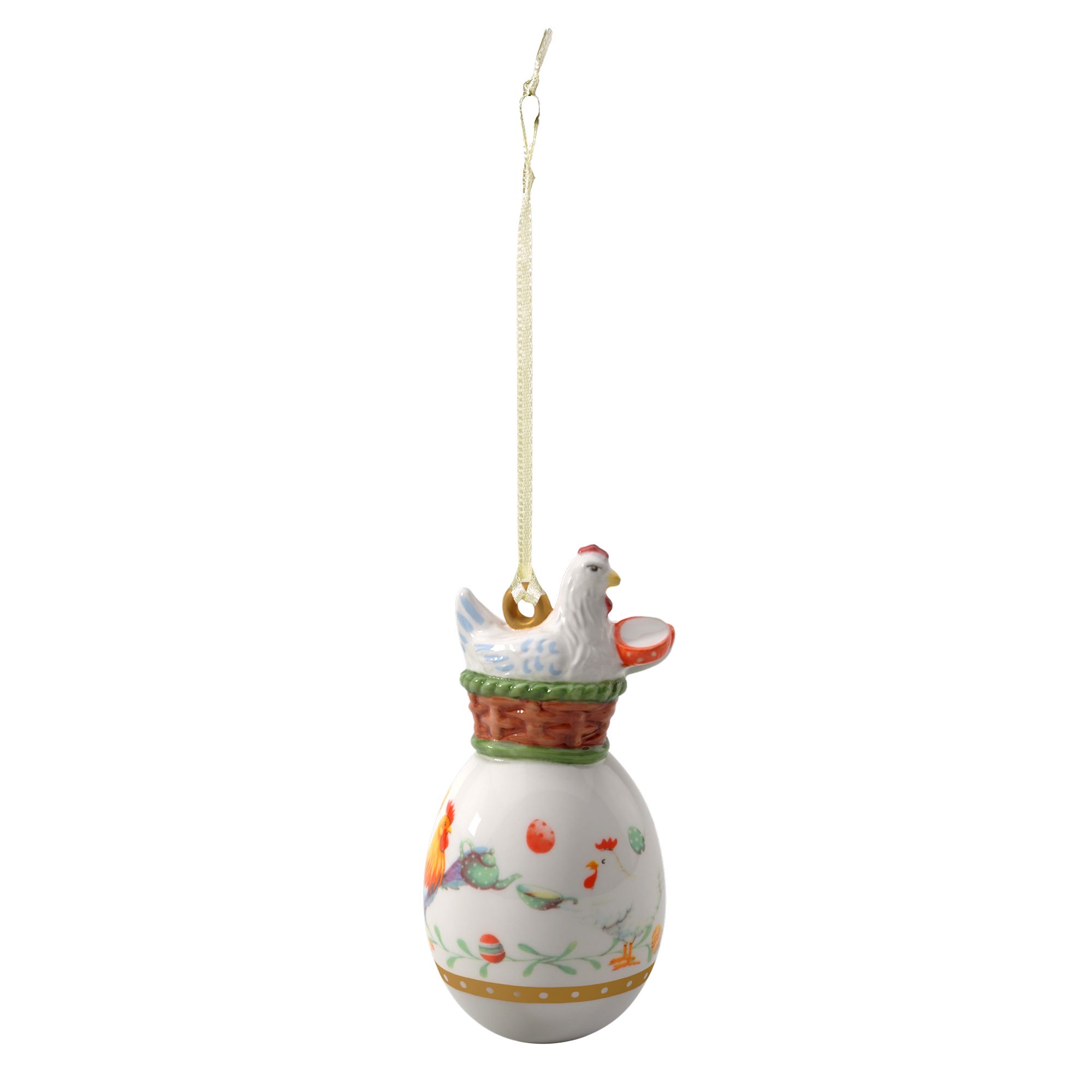 VILLEROY & BOCH Jahresei Ornament Oster-Edition 2026 Premium Porzellan 4,5x4,5x9,5cm