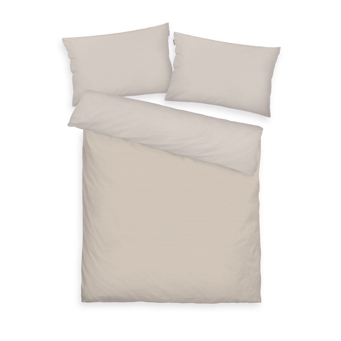 TOM TAILOR Kinderbettwäsche uni Stehsaum Baumwoll Satin Einzelbett, 2tlg.