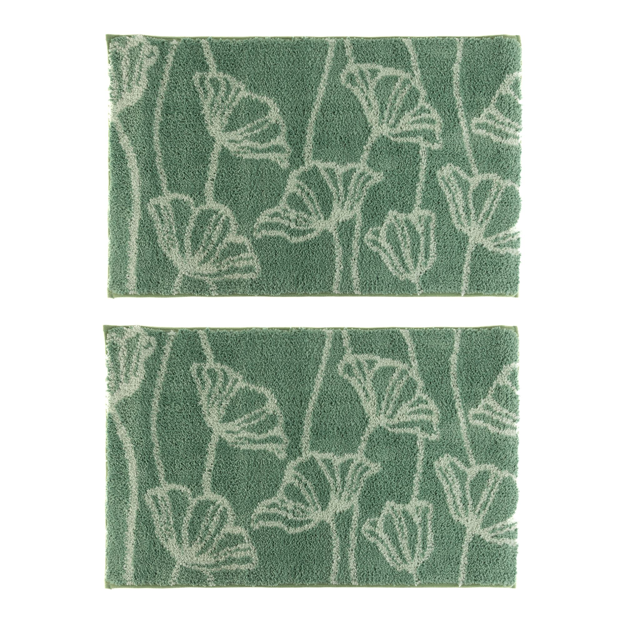 CASA FONDO 2 Fußmatten Blumenwiese Mikrofaser waschbar, ca. 50x80cm