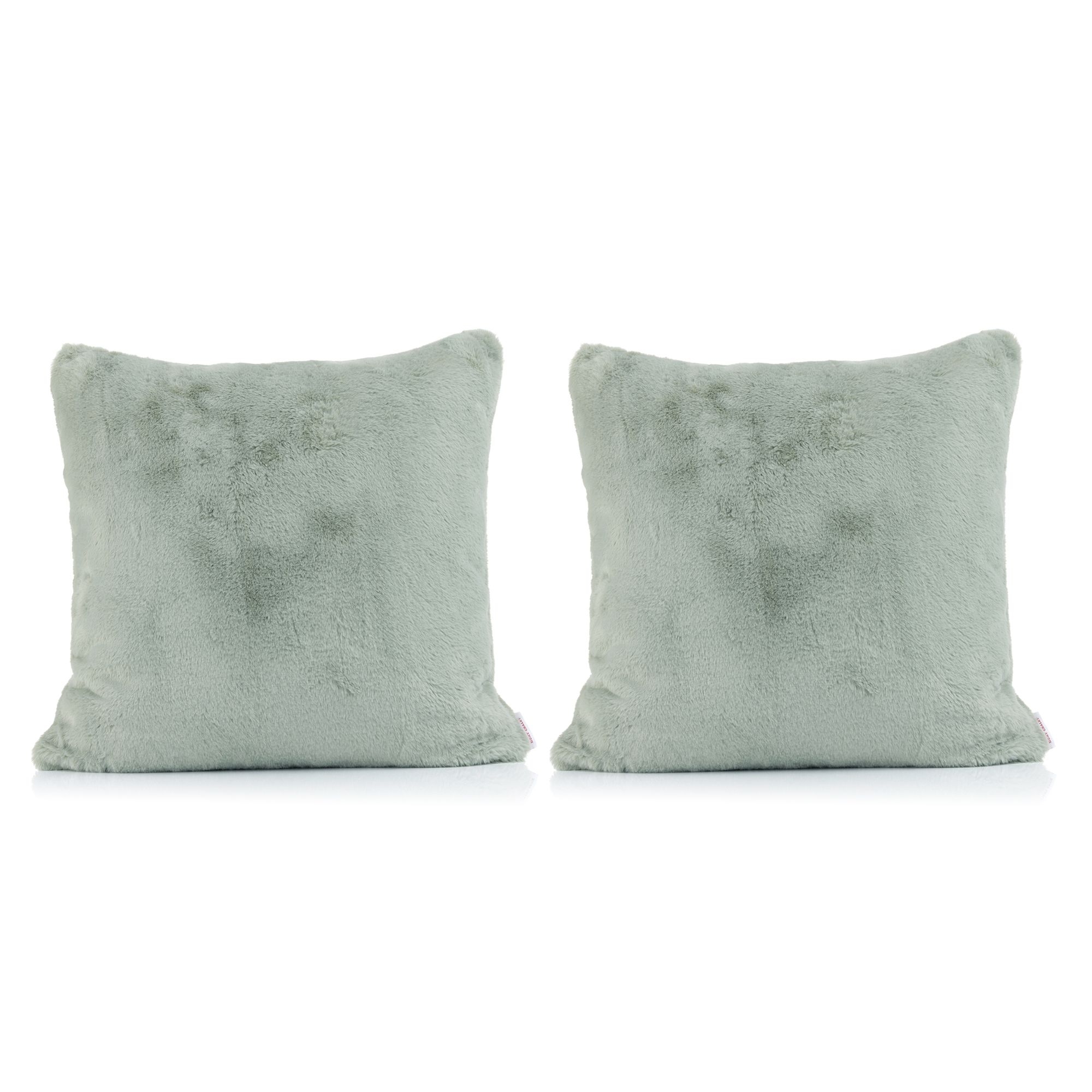 MONT CHALET 2 Kissenhüllen uni Lammfell-Imitat waschbar ca. 50x50cm