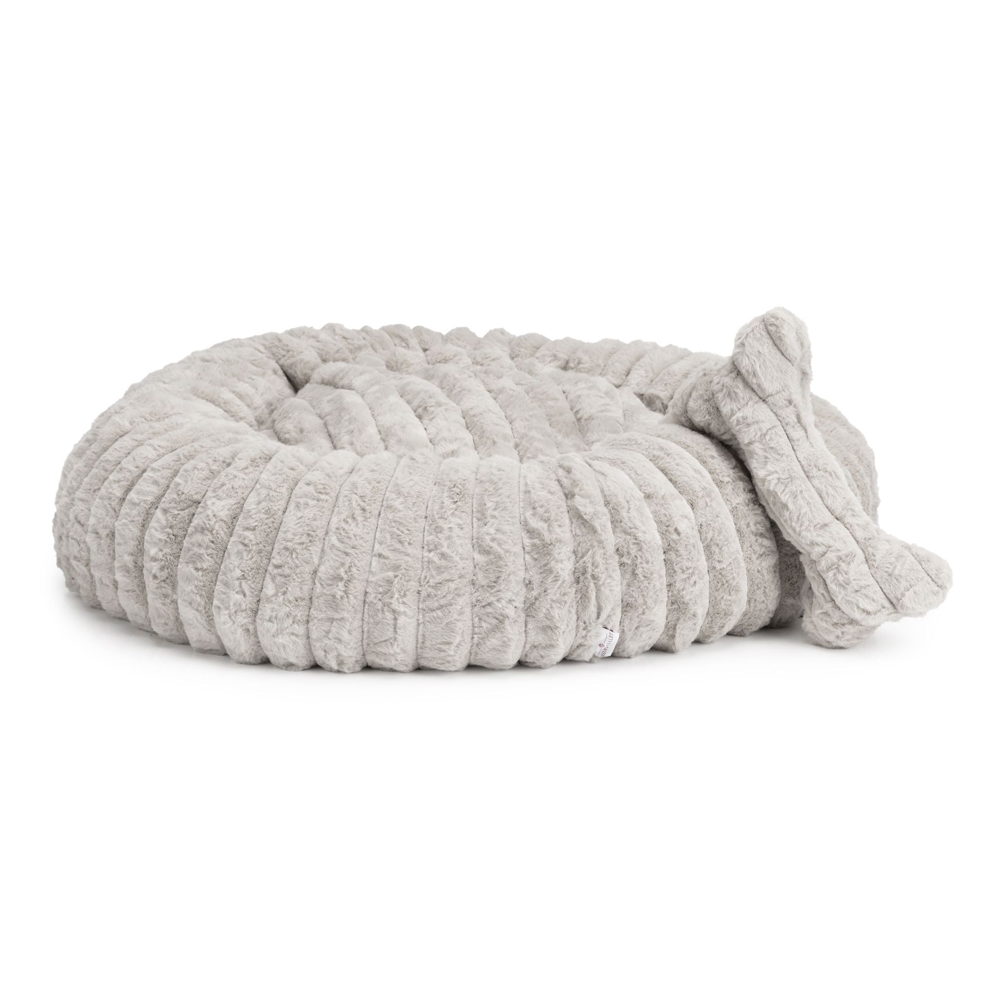 MONT CHALET Hunde-/Katzenbett uni Lammfell Cord-Optik inkl. Spielzeug