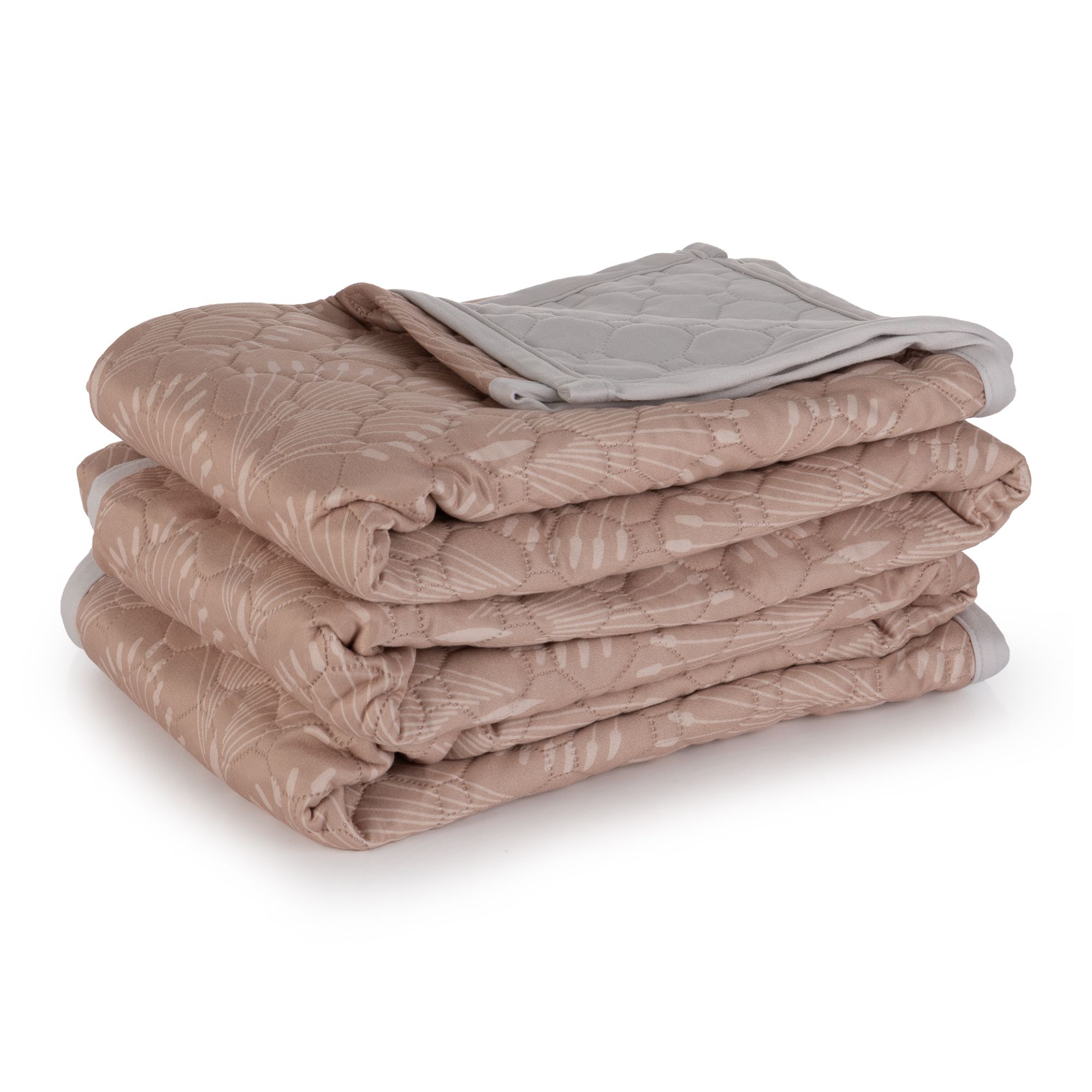 JERYMOOD Tagesdecke gepadded Mikrofaser Jersey waschbar, 220x240cm