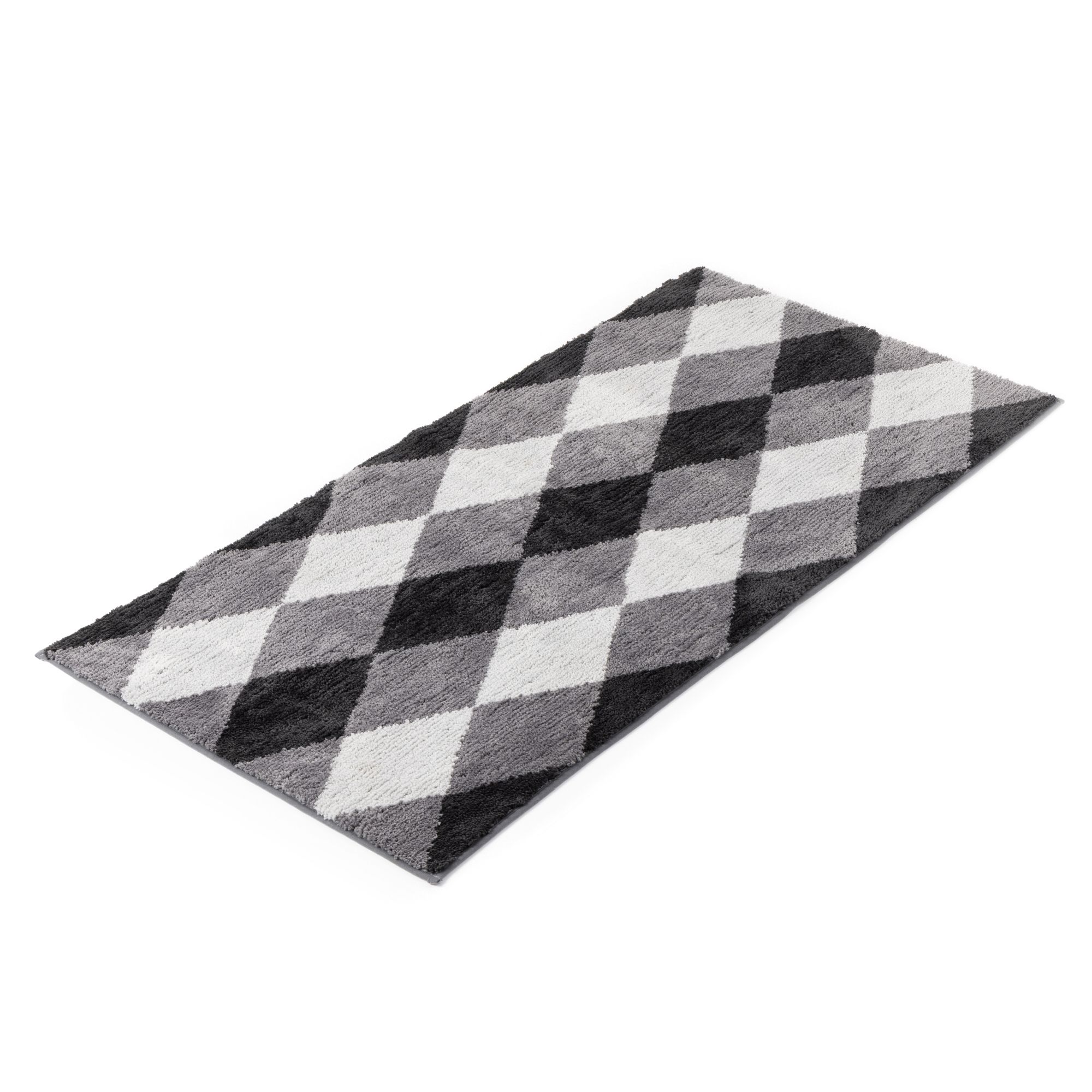 CASA FONDO 1 Läufer Rautenmuster Mikrofaser HeiQ Pure-Ausrüstung