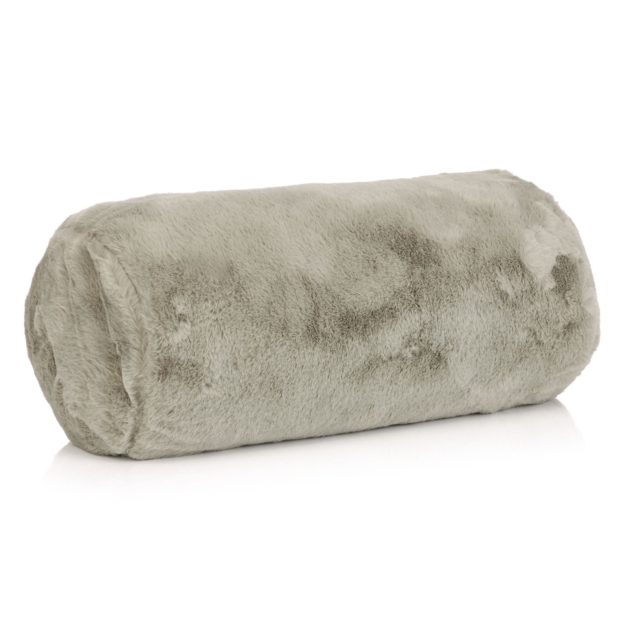 MONT CHALET 1 gef. Nackenrolle uni Lammfell-Imitat ca. 22x50cm