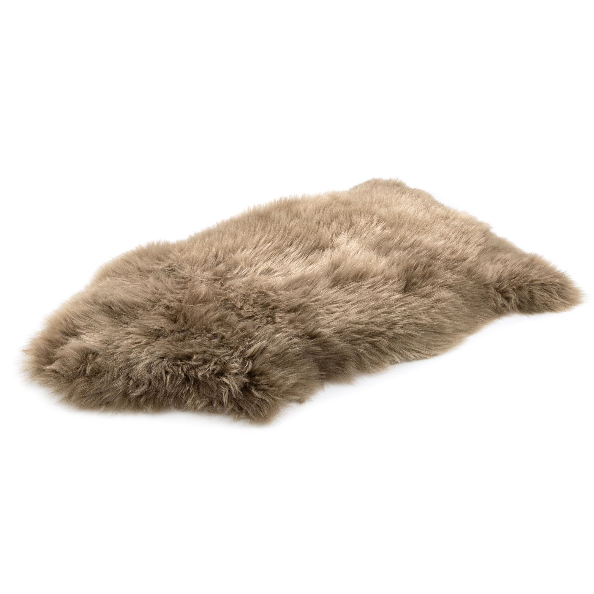HEITMANN FELLE® austral.Lammfell uni Florhöhe 5-7cm Naturprodukt Länge ca. 90-95cm
