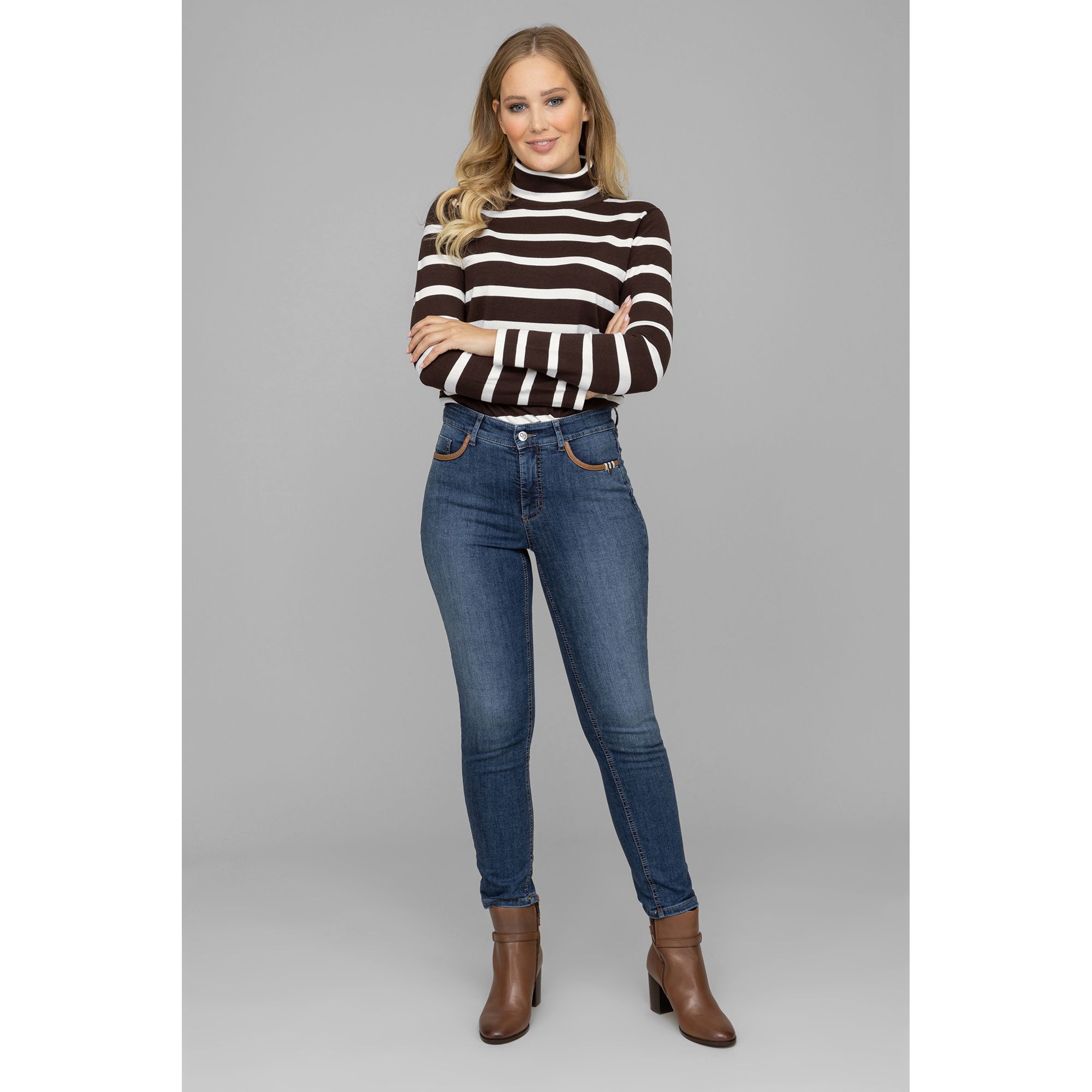 B-Ware STRANDFEIN Jeanshose Sunny knöchellang elastisch