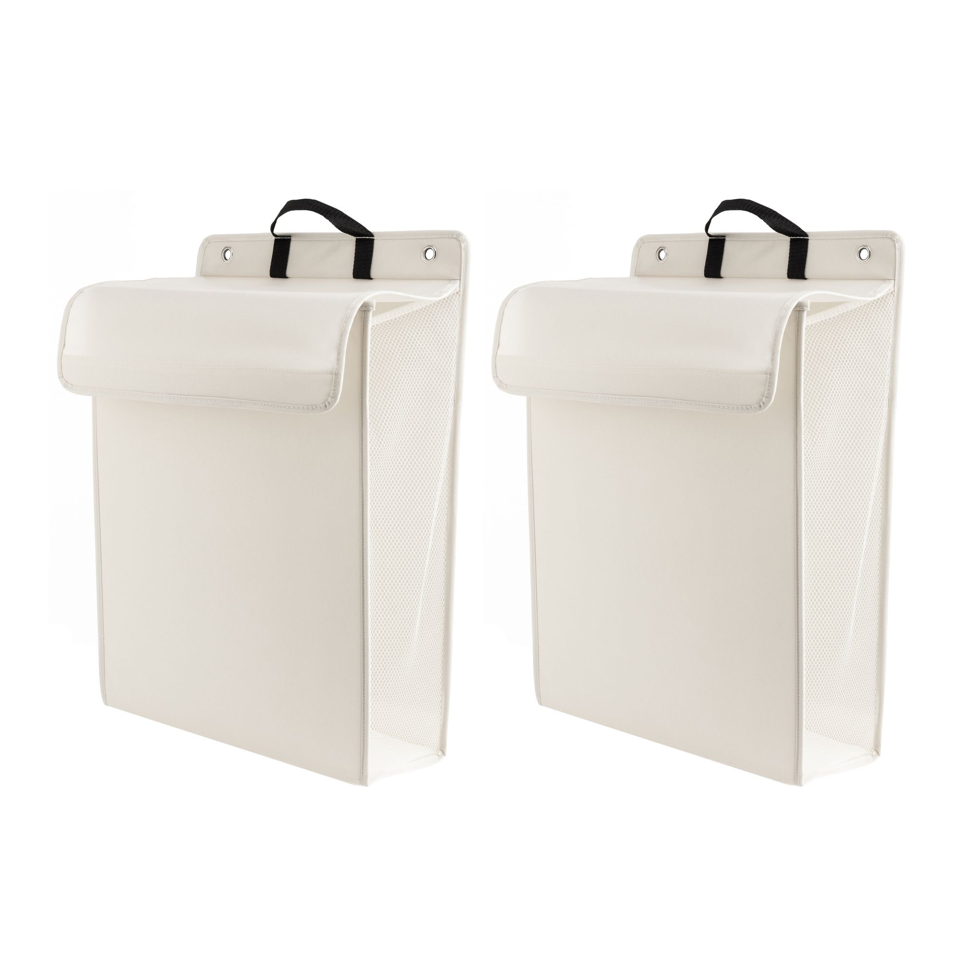 AQURAT Wäschesammler hängend zur Tür- oder Wandmontage 2 Stück