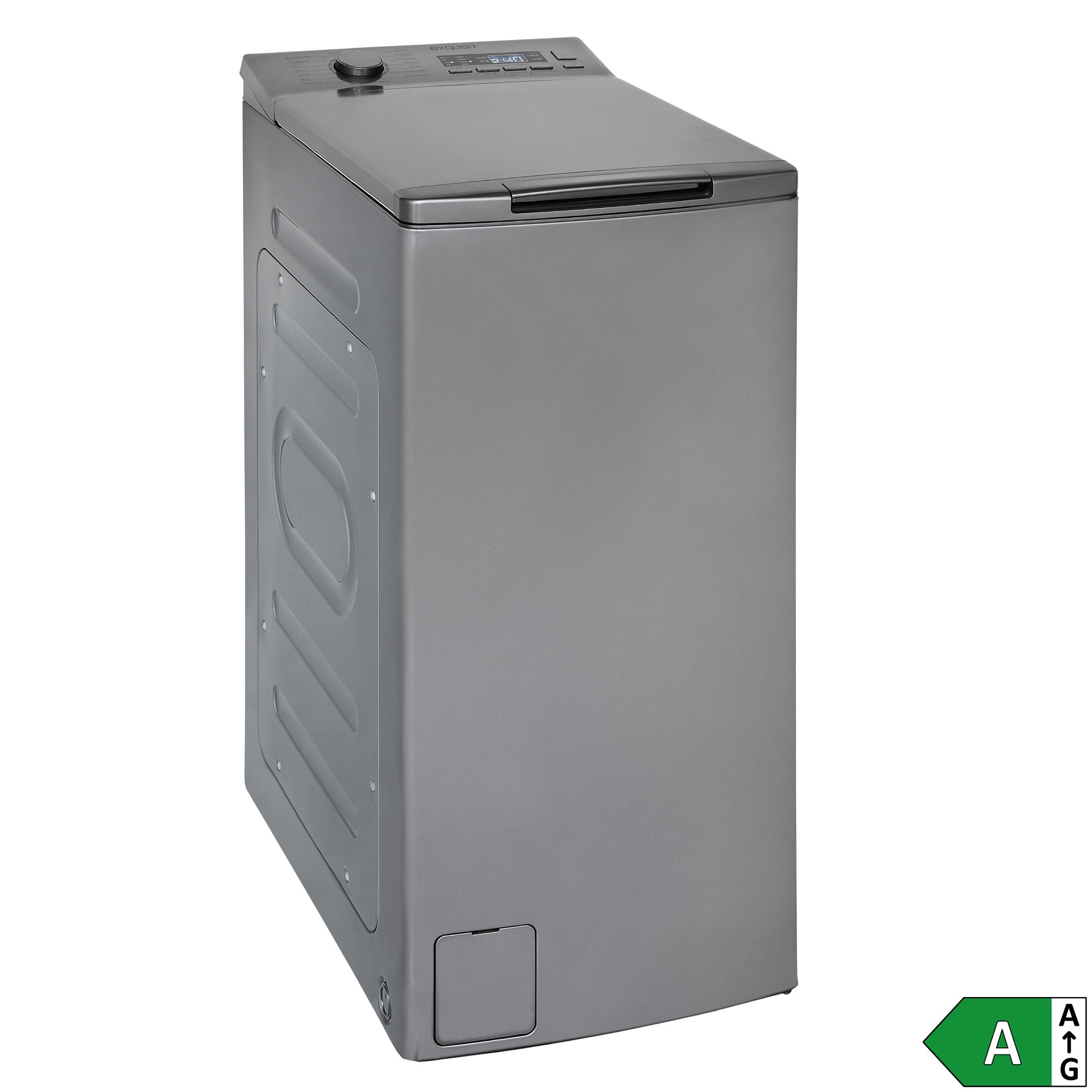 EXQUISIT Toplader 7,5kg, EEK A 1200U/min, digitale Restlaufanzeige, Energieeffizienzklasse A