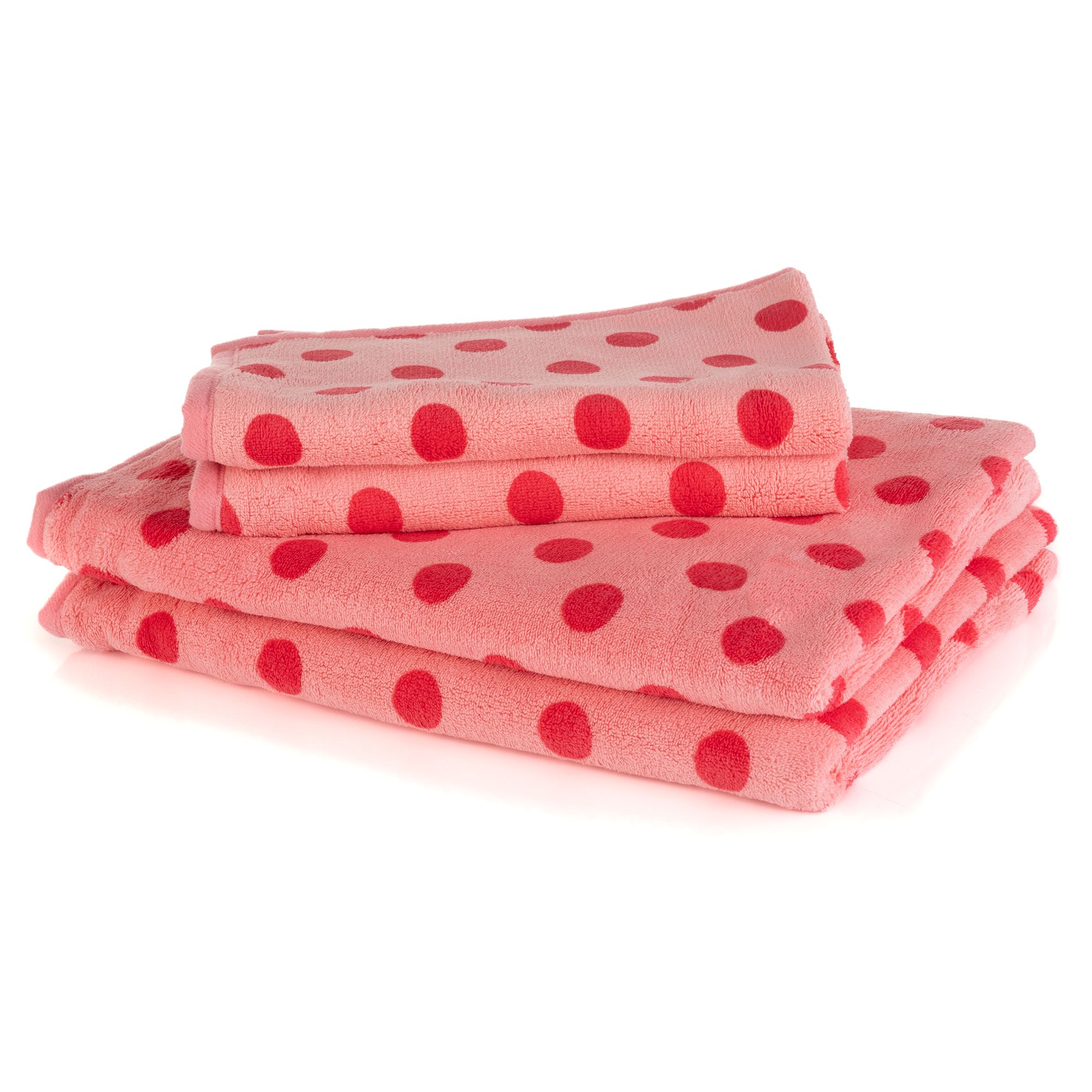 BADIZIO Softdry Gästebad-Set Punkte MF Kuschelplüsch 4tlg.