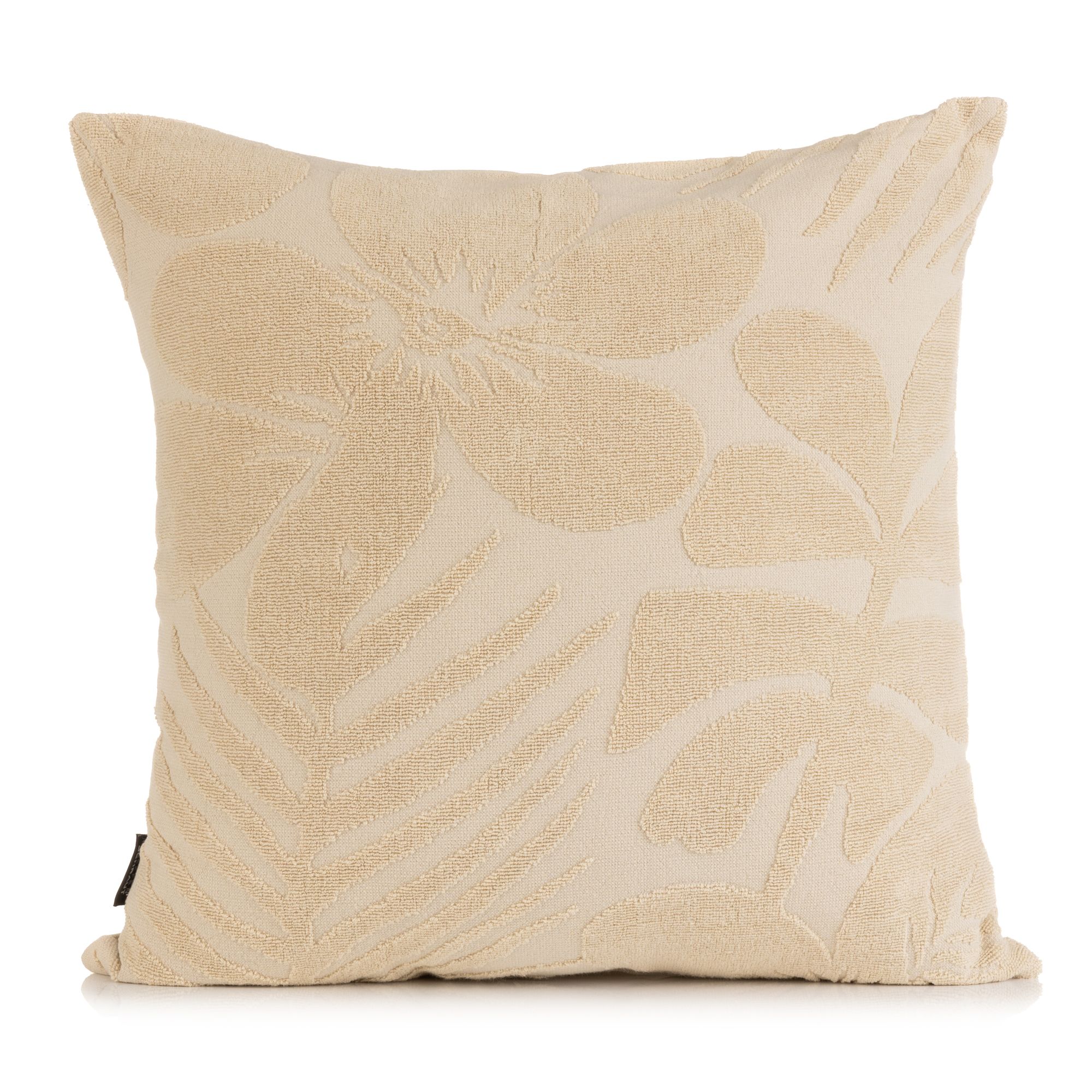 STEFFEN SCHRAUT 1 Dekokissenhülle florales Design Frottier-Qualität waschbar, ca. 50x50cm