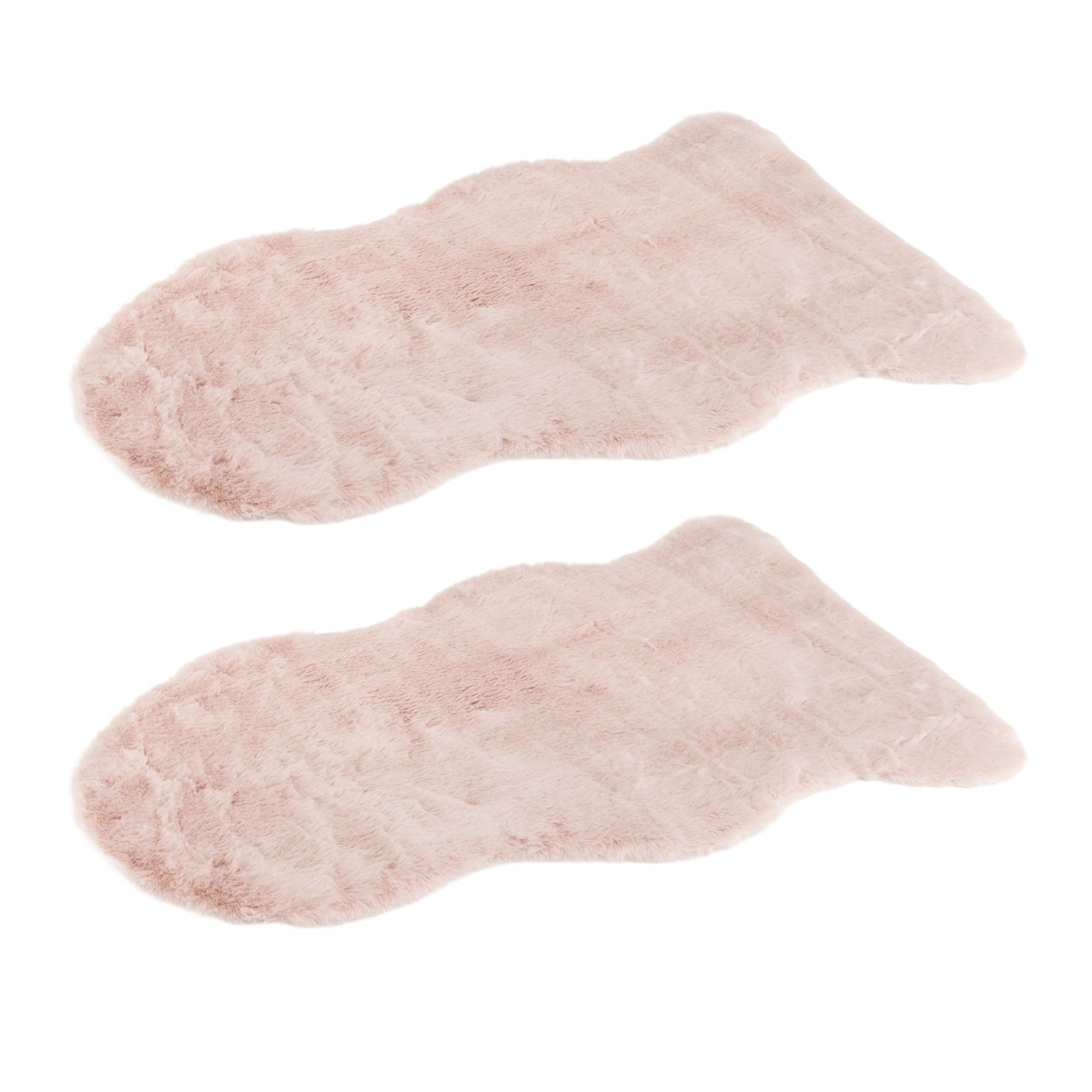 MONT CHALET 2 Dekofelle Fellimitat uni rutschfeste Rückseite waschbar, ca. 60x90cm