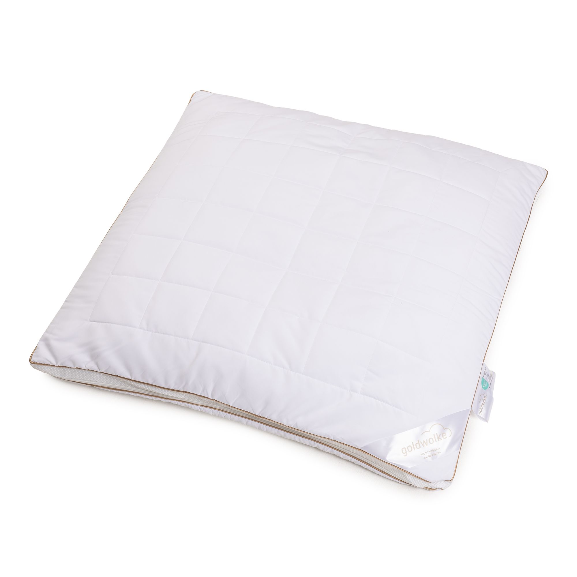 GOLDWOLKE 1 Kopfkissen Bionic Tern Down Klimaband f.Allergiker geeignet