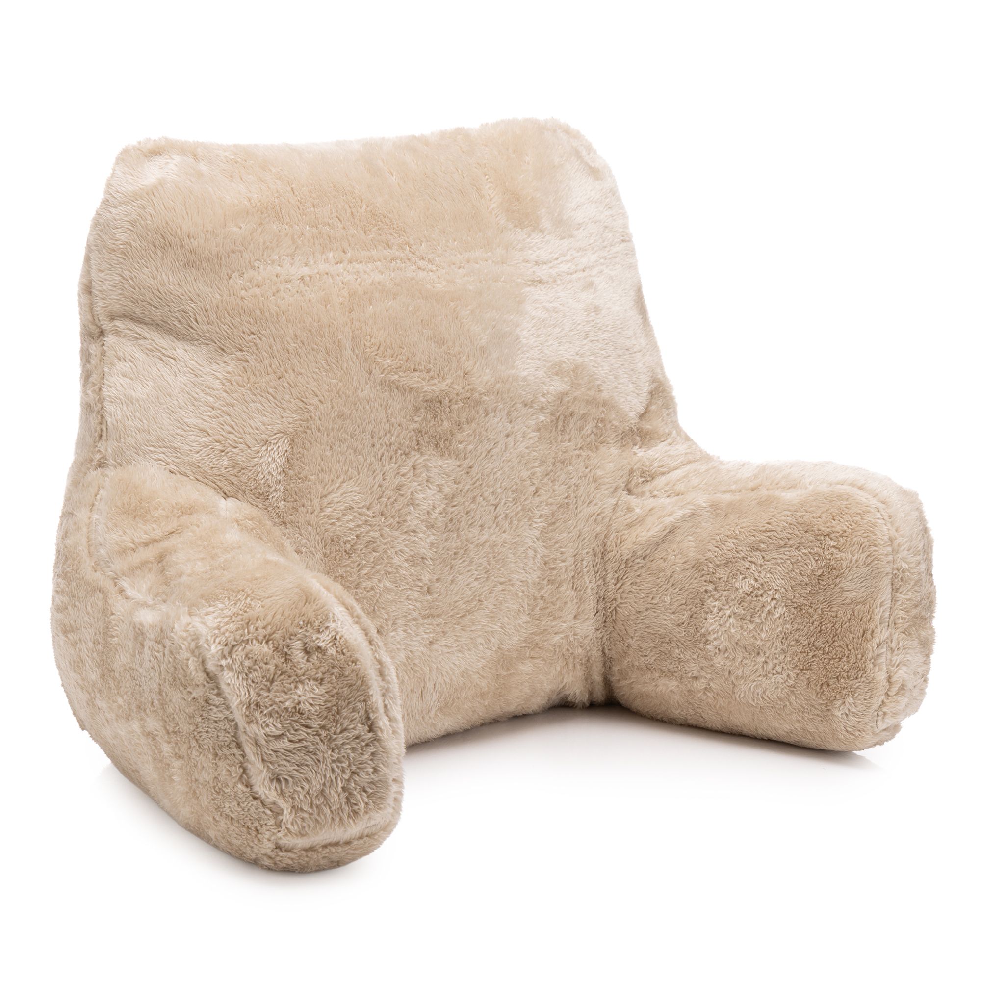 GOLDWOLKE Maxi- Rücken- & Lesekissen Teddyfell abnehmbar, waschbar
