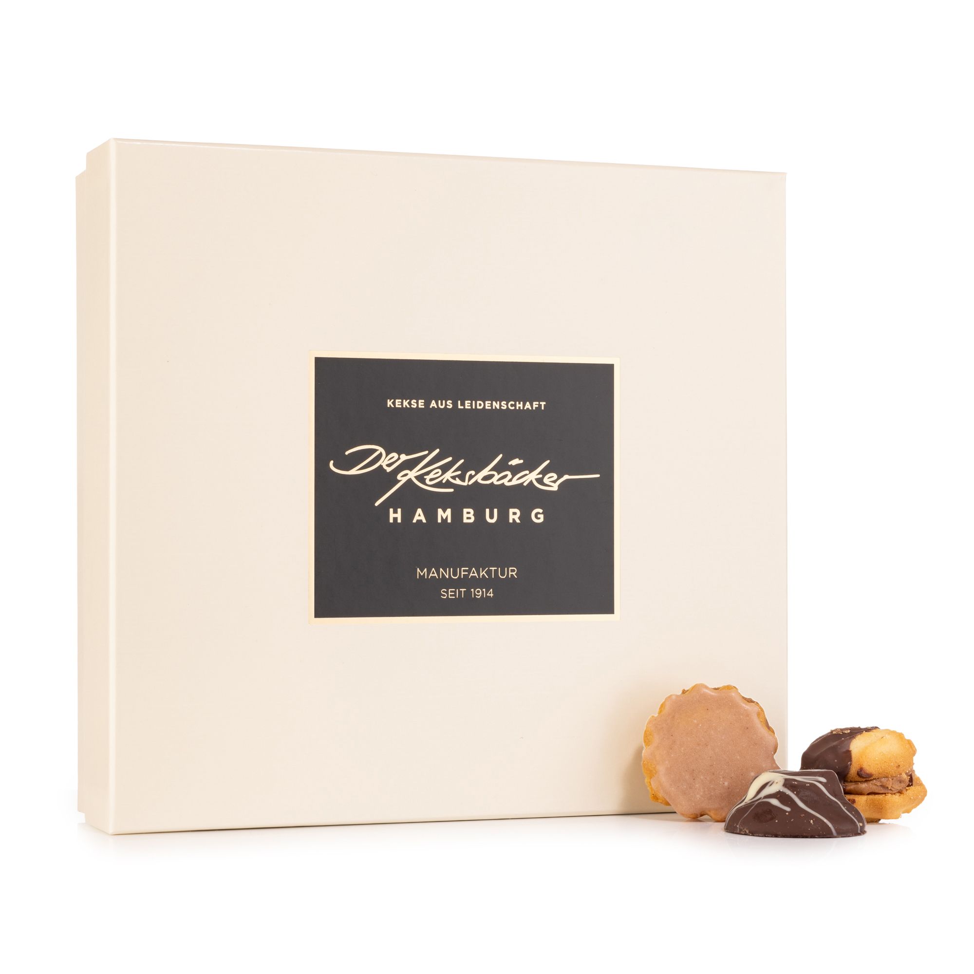  DER KEKSBÄCKER Feines Gebäck Zimt Mischung 4 versch. Sorten Inhalt 500g