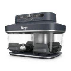 NINJA® DD102EU CRISPi Dual Zone, Glas-Fritteuse 8 Programme 7,6L Volumen