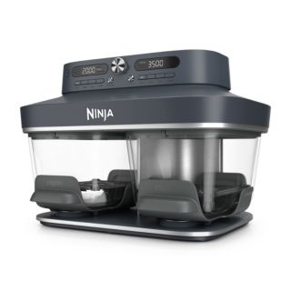 NINJA® DD102EU CRISPi Dual Zone, Glas-Fritteuse 8 Programme 7,6L Volumen