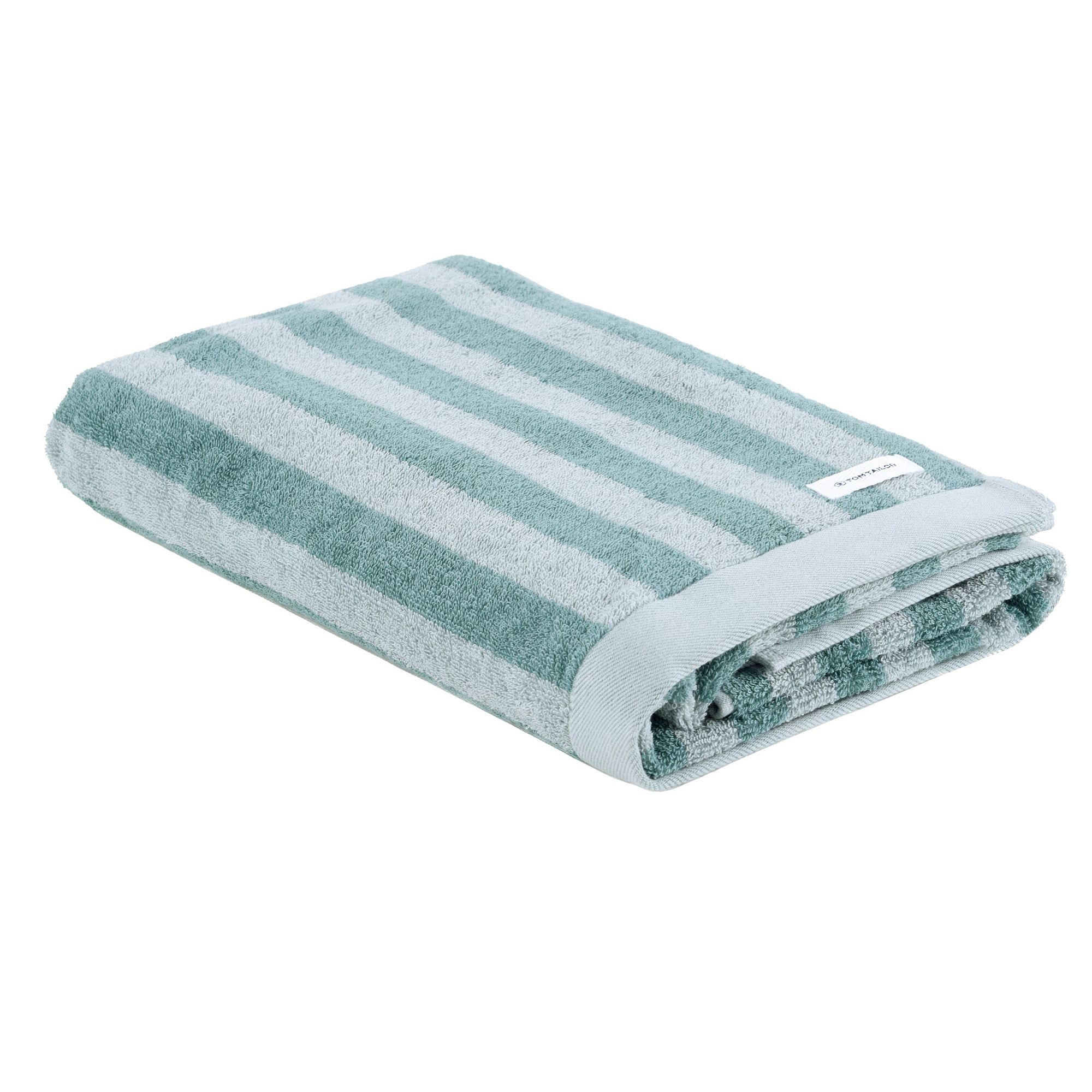 TOM TAILOR 1 Duschtuch gestreift 100% Baumwolle ca. 70x140cm