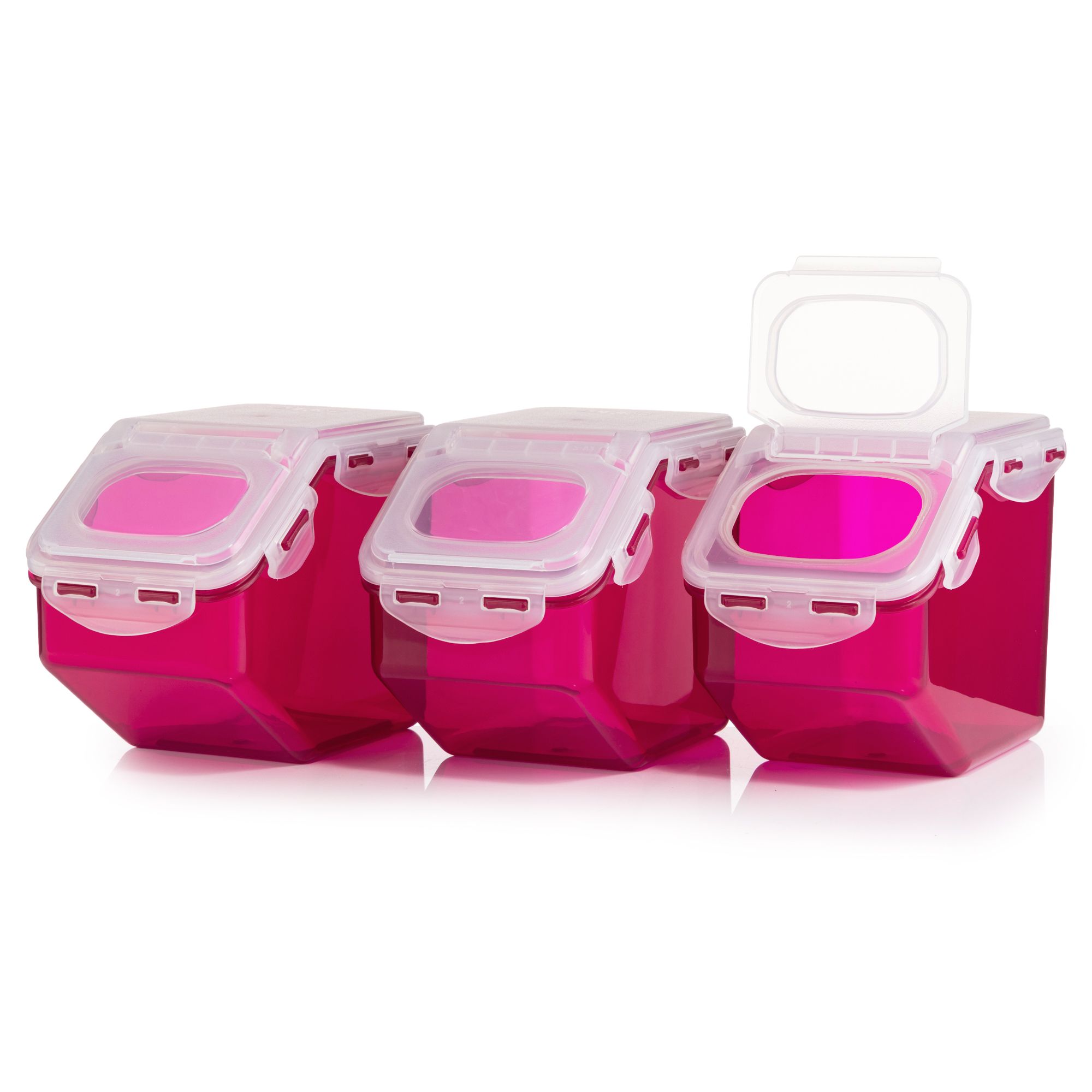 LocknLock 3 Frischhaltedosen inkl. Klappöffnung je 2,5L Volumen