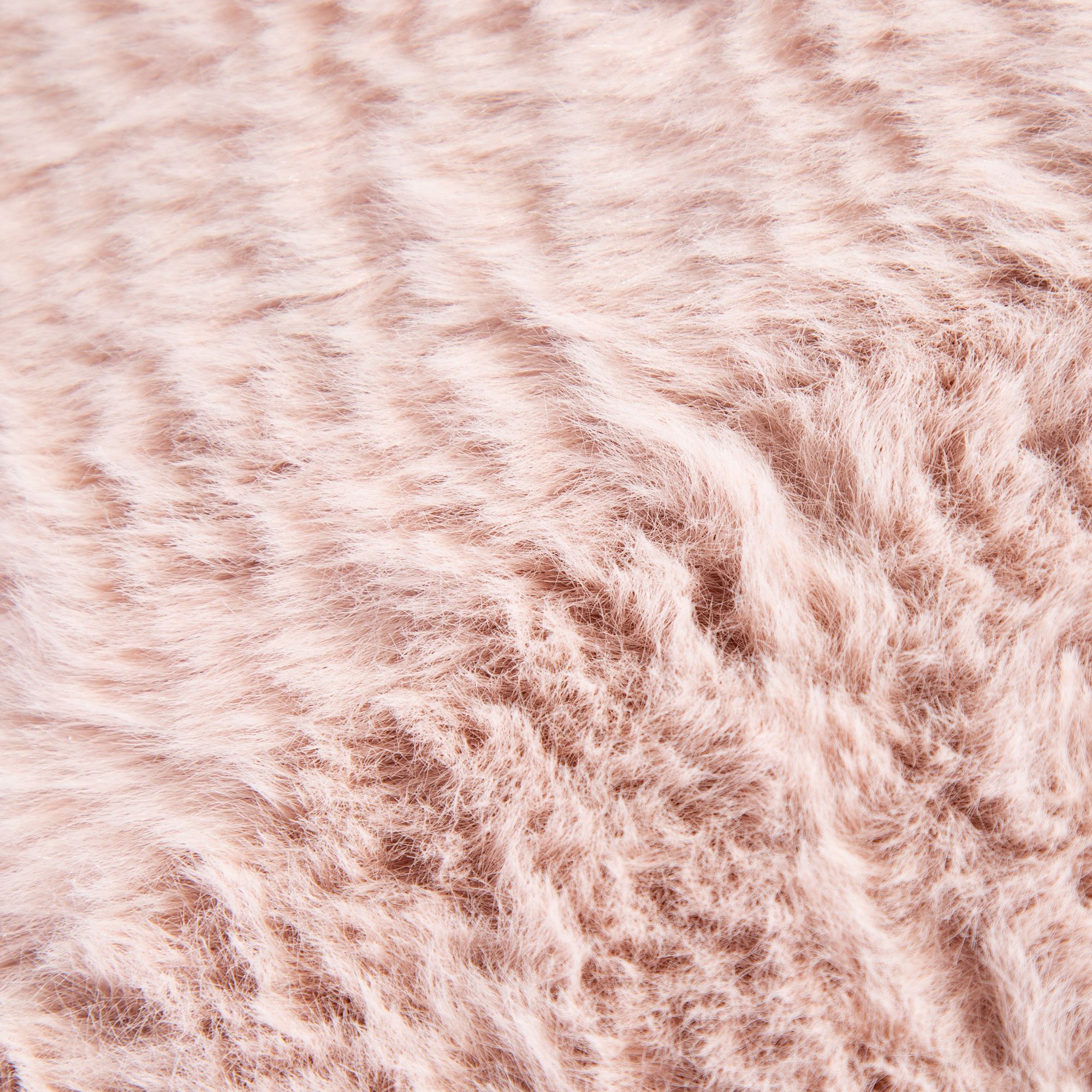 Lammfellimitat Teppich, 100x100 Cm, Pink – Weich, Rutschfeste Unterseite, Waschbar Für Wohn- & Kinderzimmer