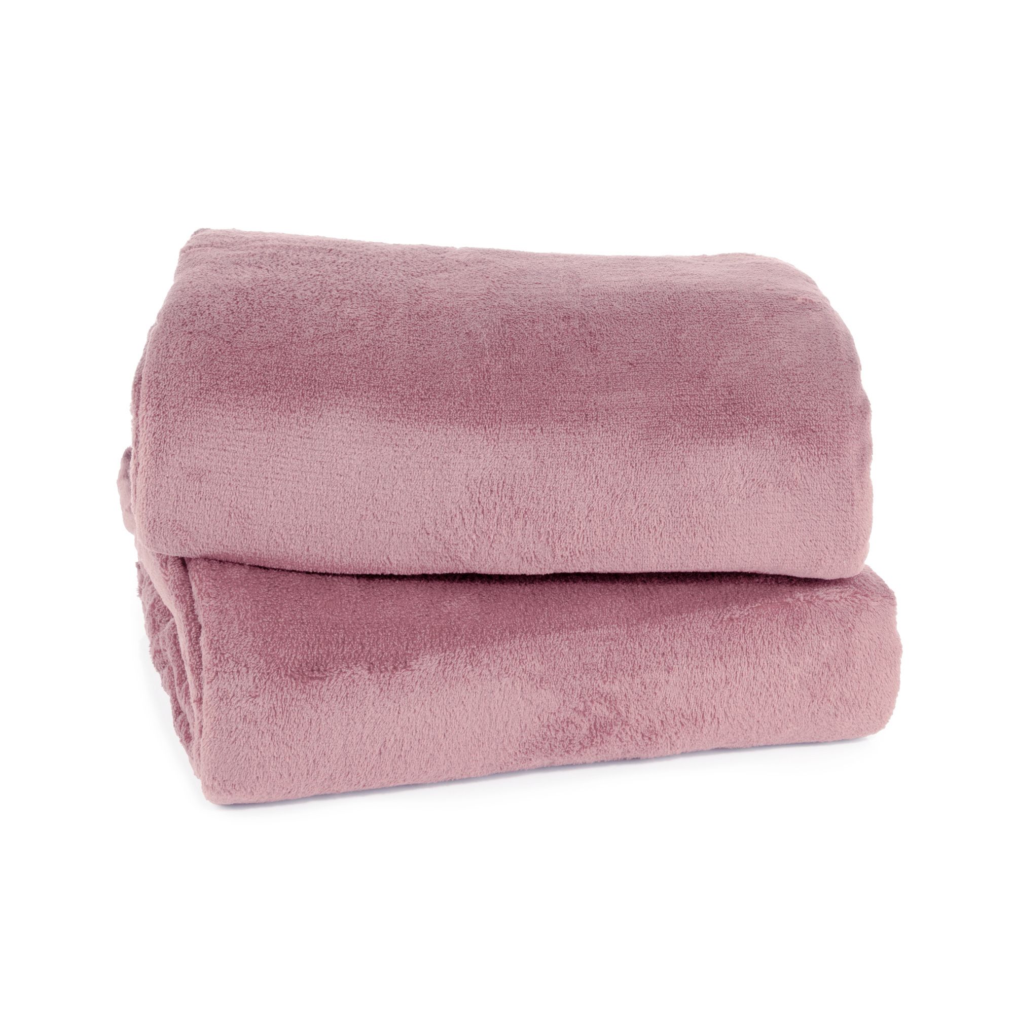 MONT CHALET 2 Heimdecken uni matt Mikrofaser Flausch waschbar, 150x200cm