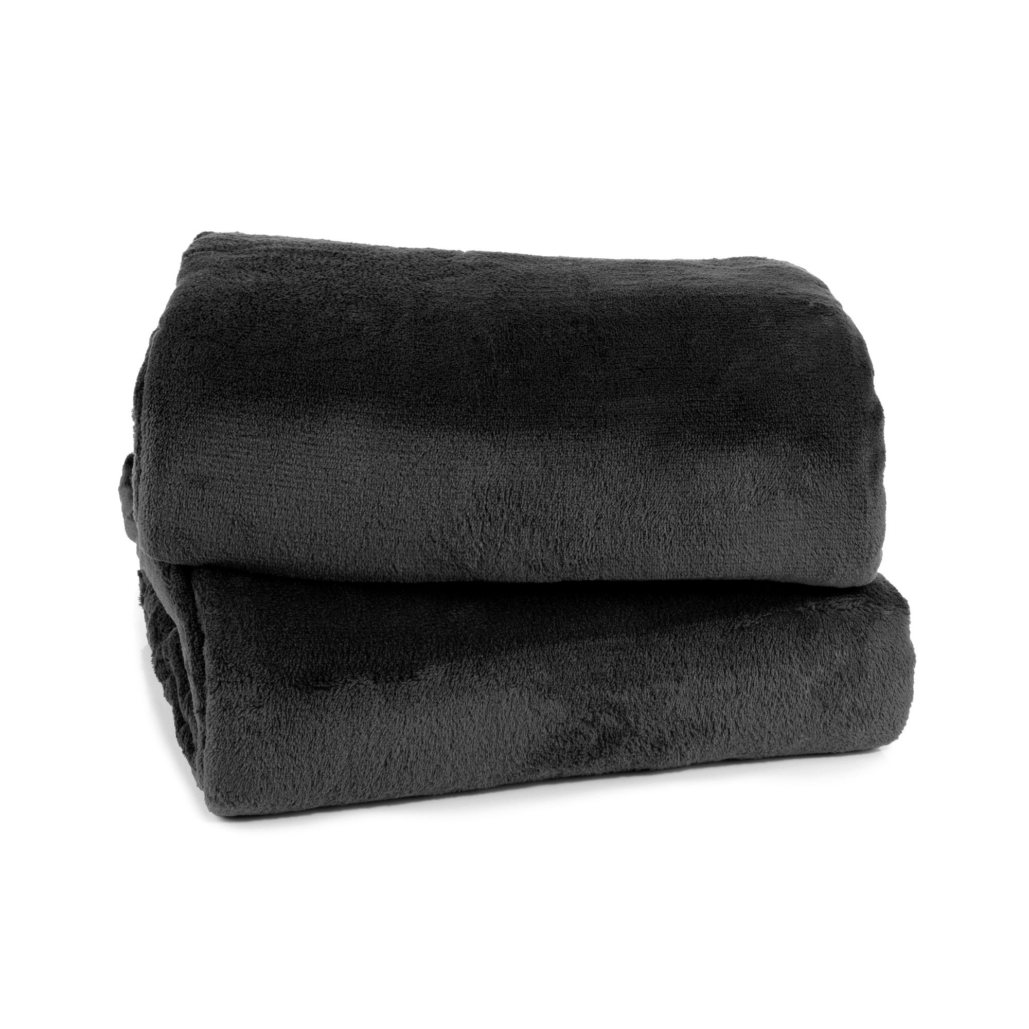 MONT CHALET 2 Heimdecken uni matt Mikrofaser Flausch waschbar, 150x200cm