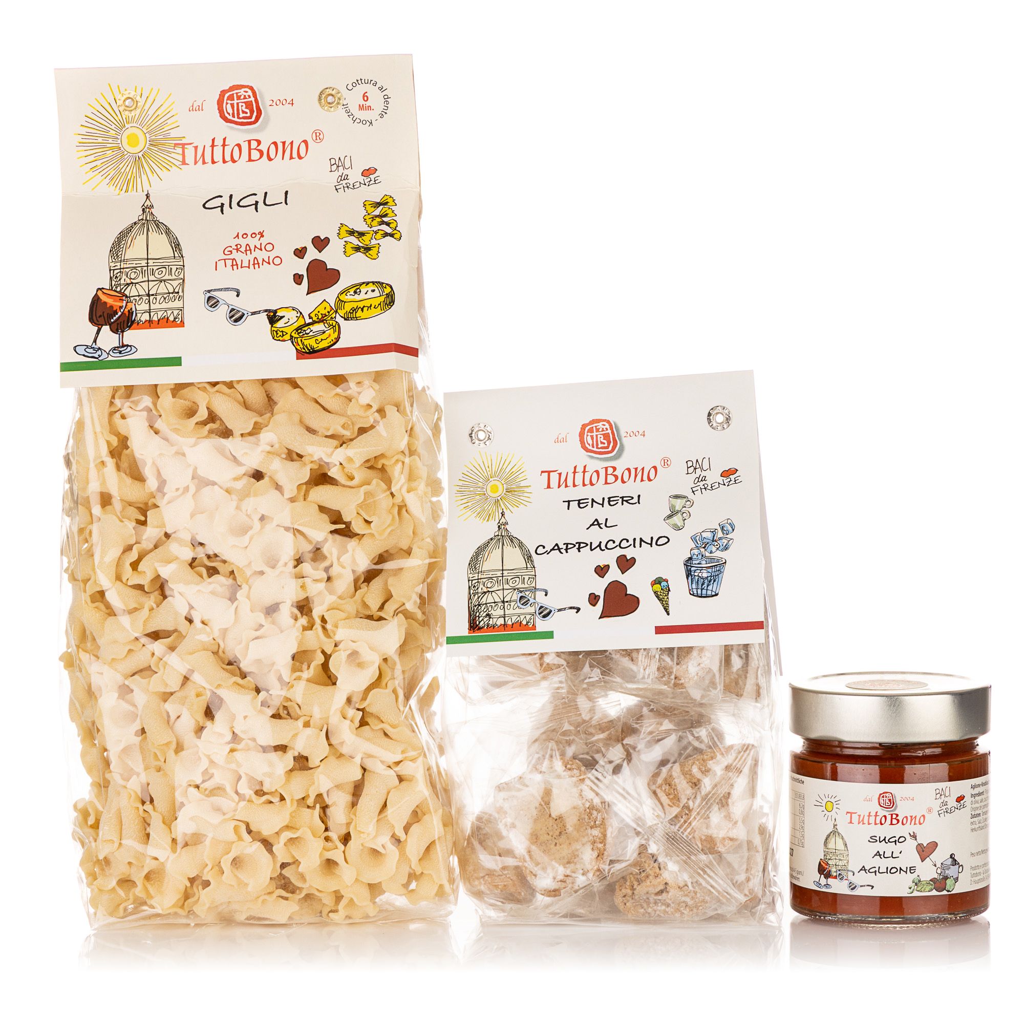 TUTTOBONO® Mittag in Florenz 3-teiliges Set exklusiv bei QVC Inhalt 912g