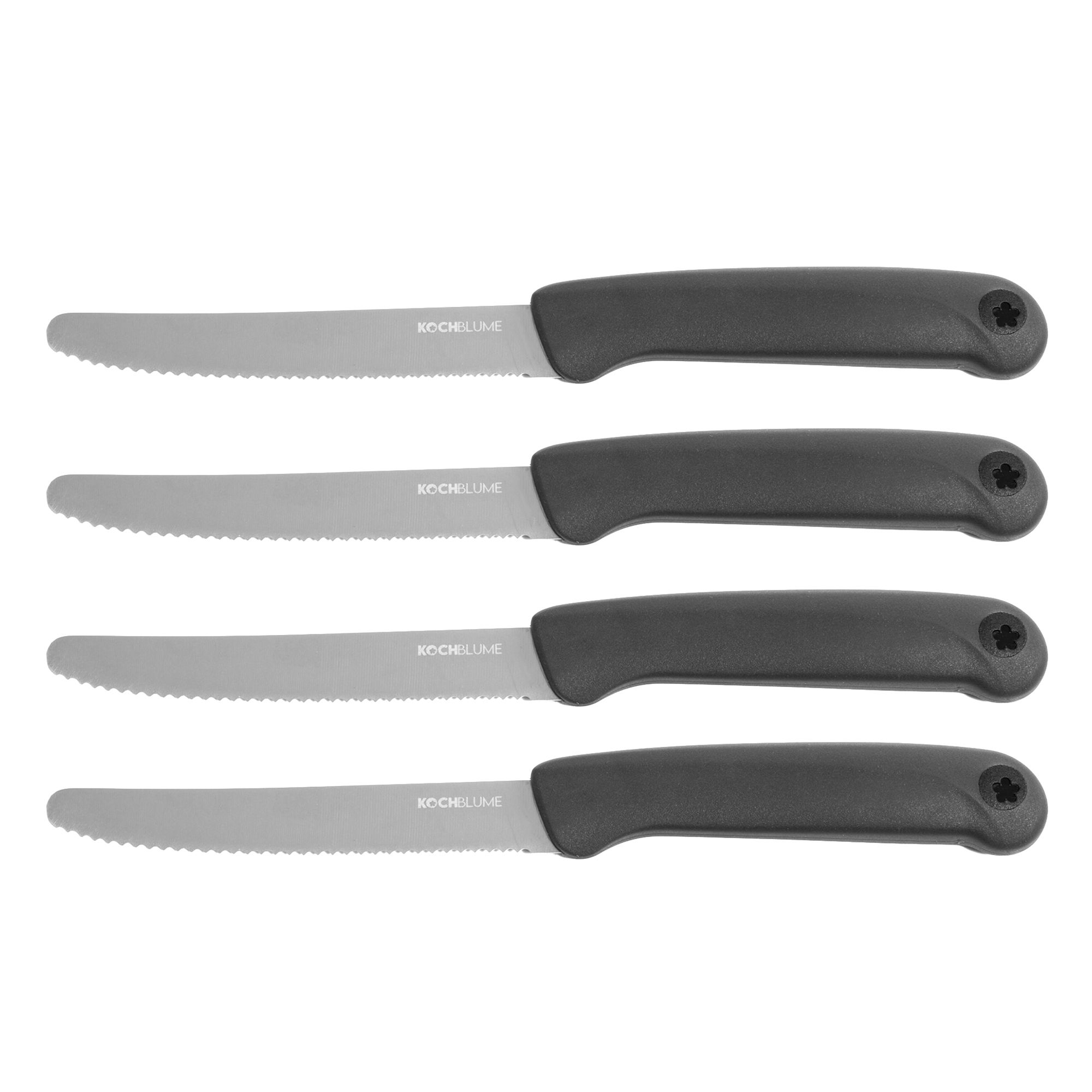 KOCHBLUME® Vespermesser Premium SoftGrip rostfreier Edelstahl 4 tlg.