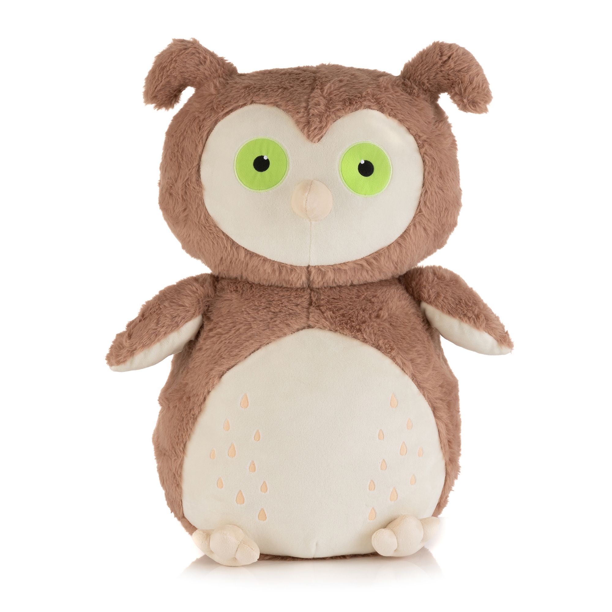 MONT CHALET Kuscheltier Eule leuchtende Augen Größenauswahl