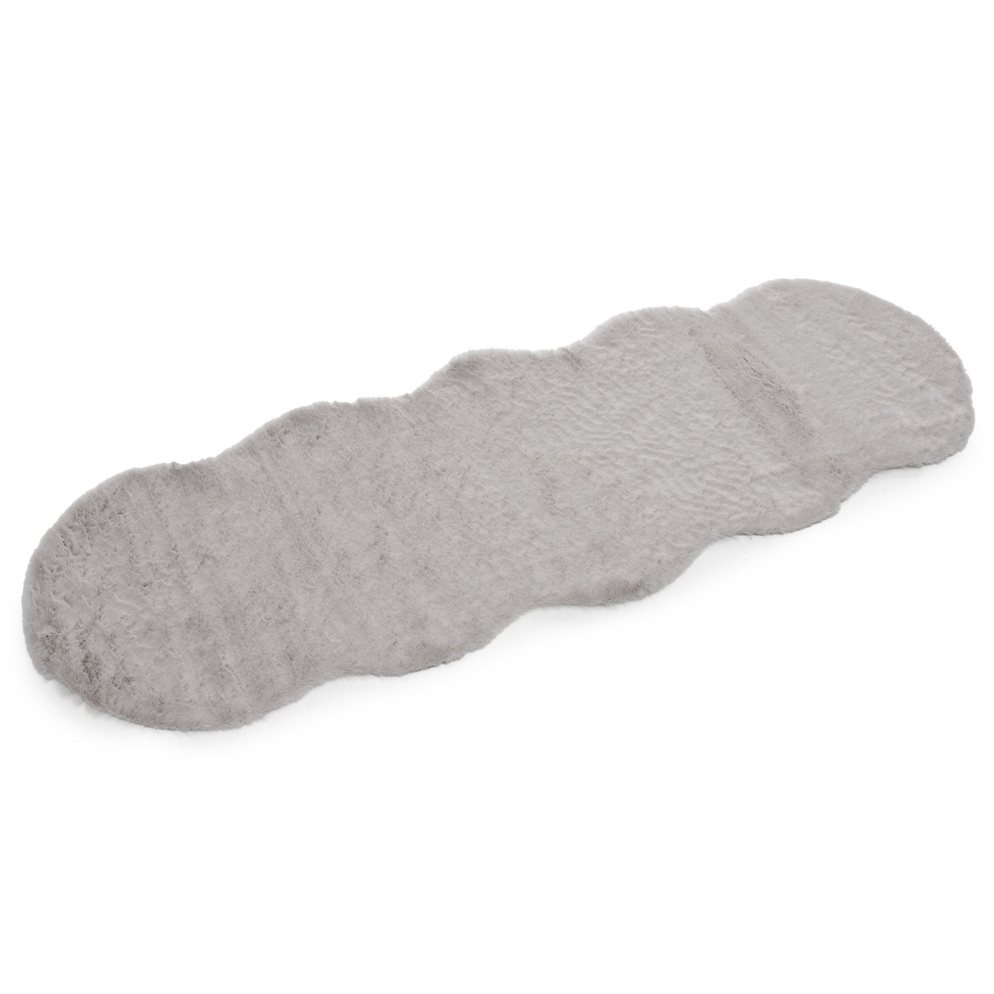 MONT CHALET Deko-Läufer Fellimitat uni waschbar ca. 60x180cm