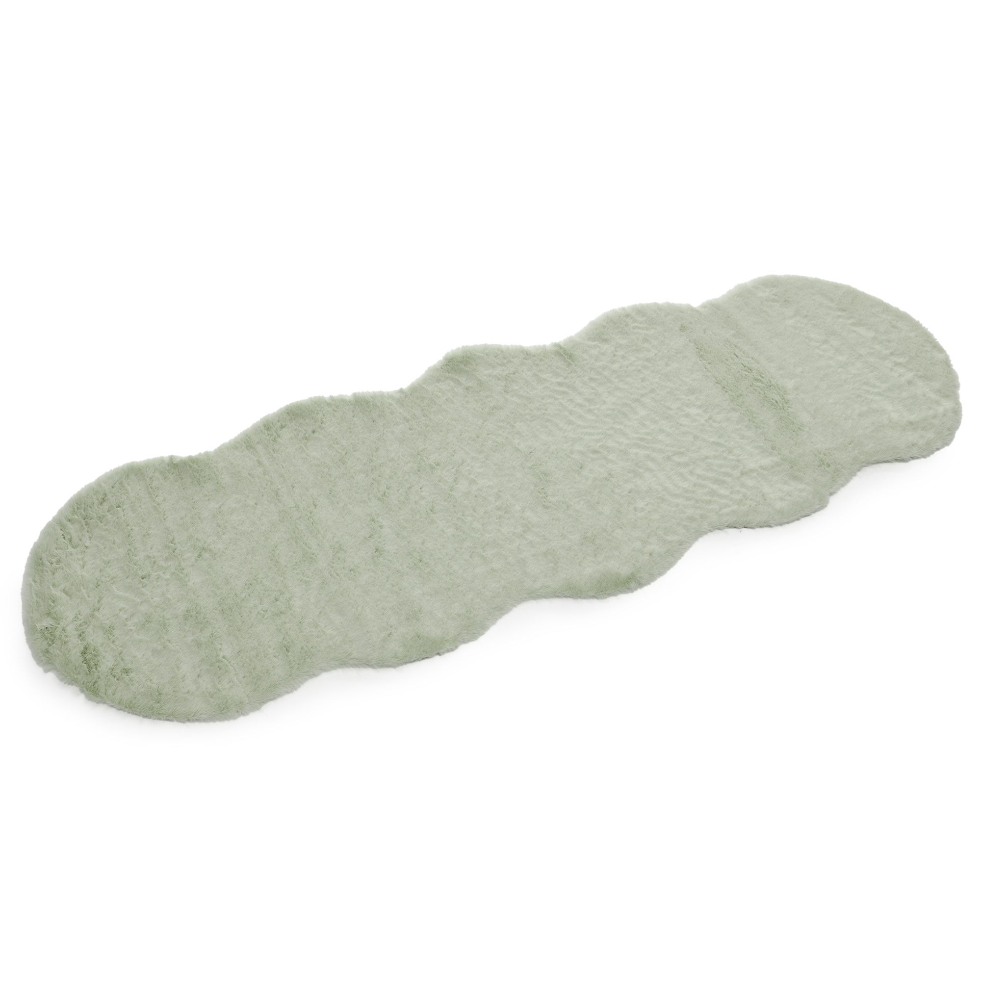 MONT CHALET Deko-Läufer Fellimitat uni waschbar ca. 60x180cm