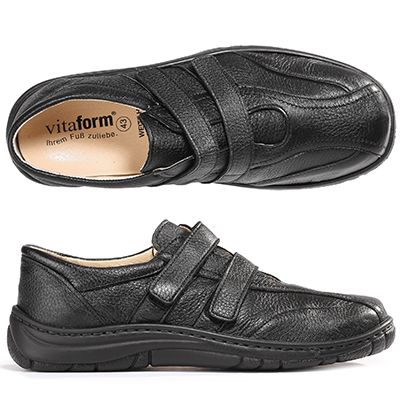 B-Ware VITAFORM Herren-Halbschuh Elchleder Ziernähte