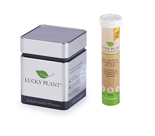 LUCKY PLANT® Pflanzenstärkung für alle Pflanzen zur Gesunderhaltung 400g Dose + 20 Tabs