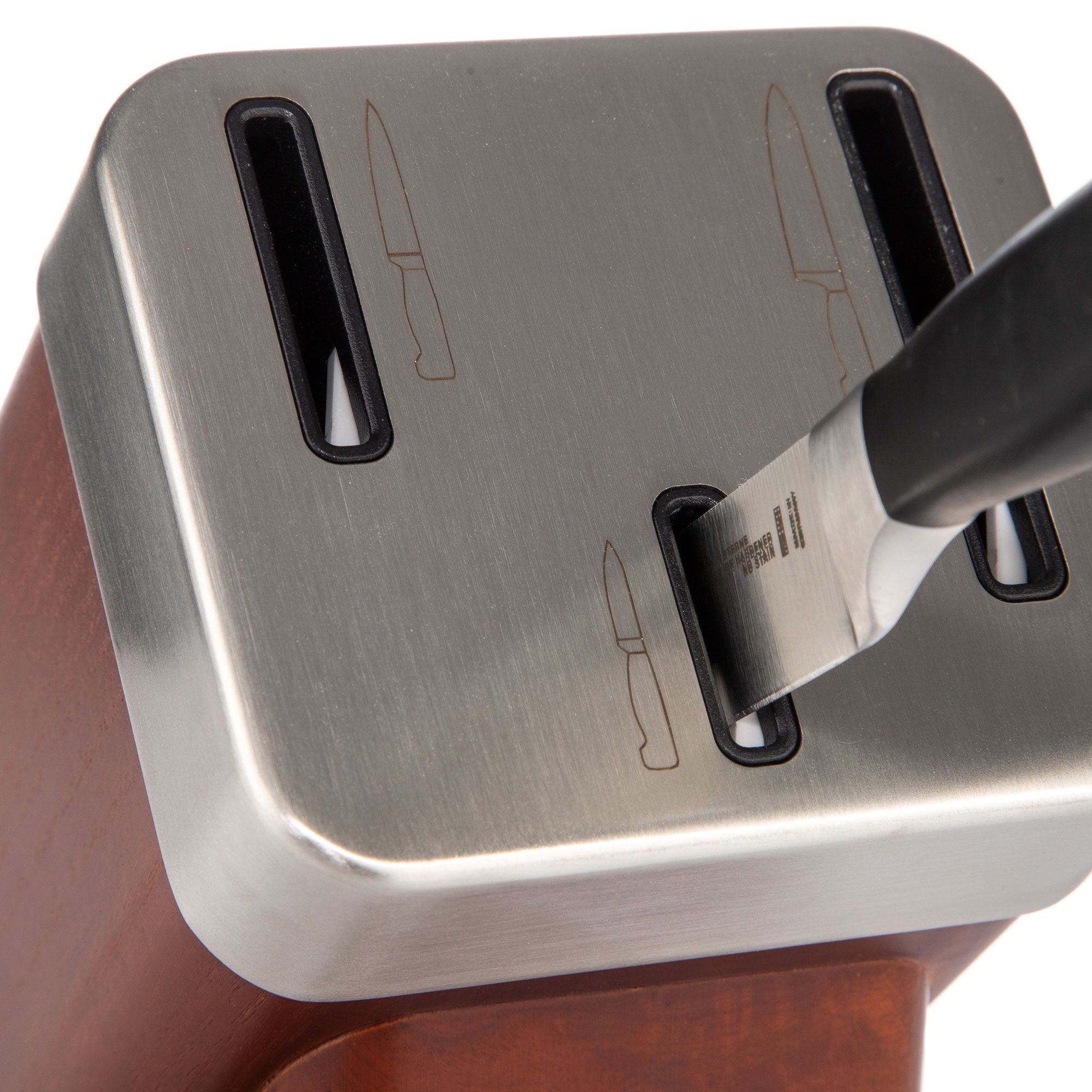 B-Ware ZWILLING® Sharp Messerblock selbstschärfend 4tlg. - QVC.de