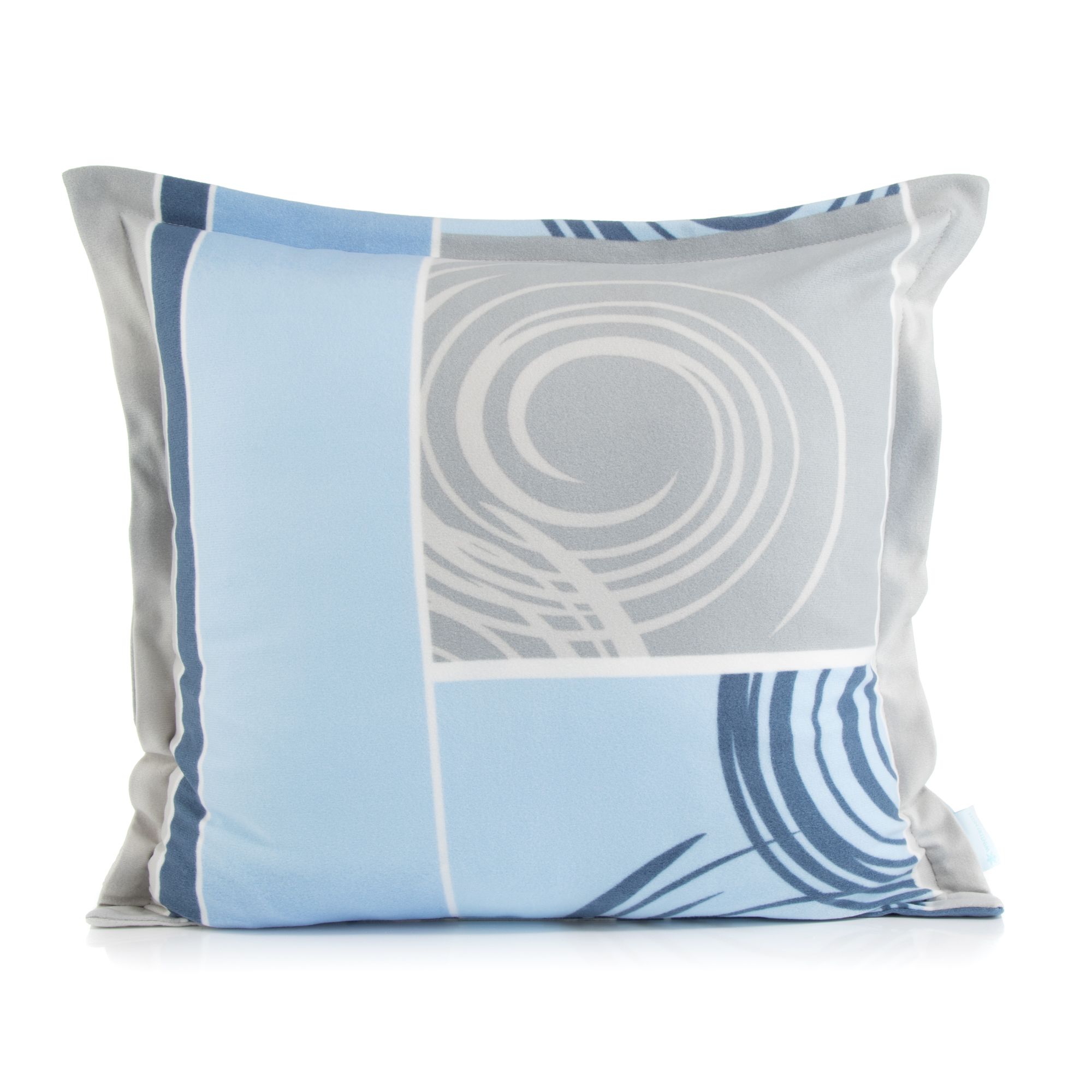 WINTERENGEL 2 Dekokissenhüllen Farbverlauf Mikrofaser Flanell waschbar, ca. 50x50cm