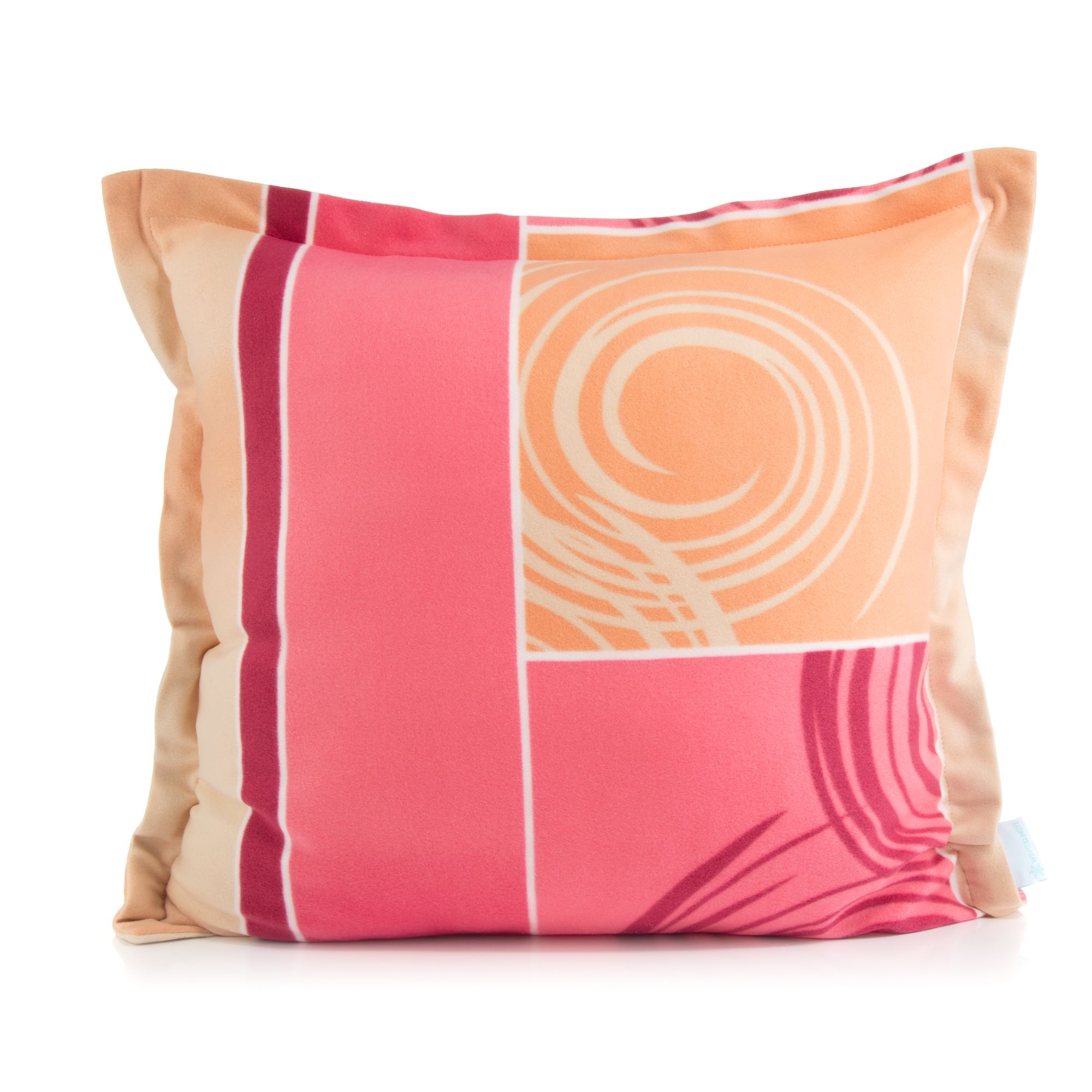 WINTERENGEL 2 Dekokissenhüllen Farbverlauf Mikrofaser Flanell waschbar, ca. 50x50cm