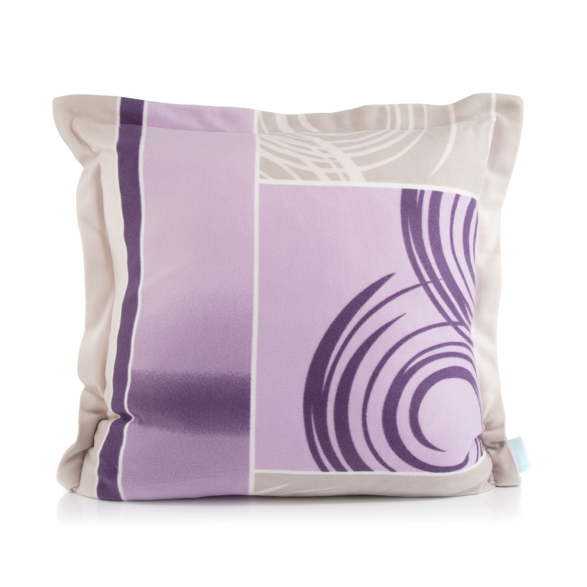 WINTERENGEL 2 Dekokissenhüllen Farbverlauf Mikrofaser Flanell waschbar, ca. 50x50cm