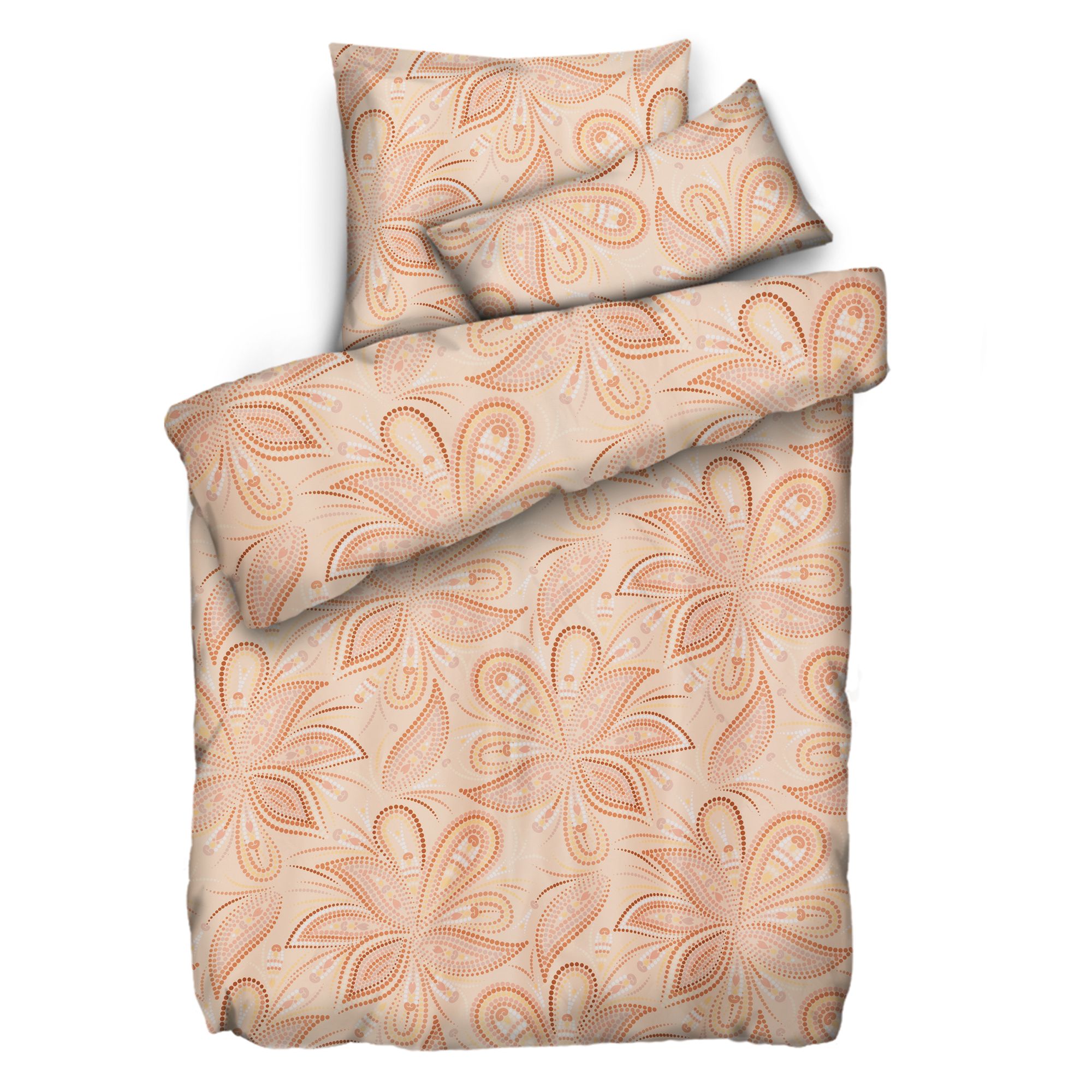 SOFT HARMONY Bettwäsche malerische Rosen Mikrofaser samtweich Einzelbett, 3tlg.