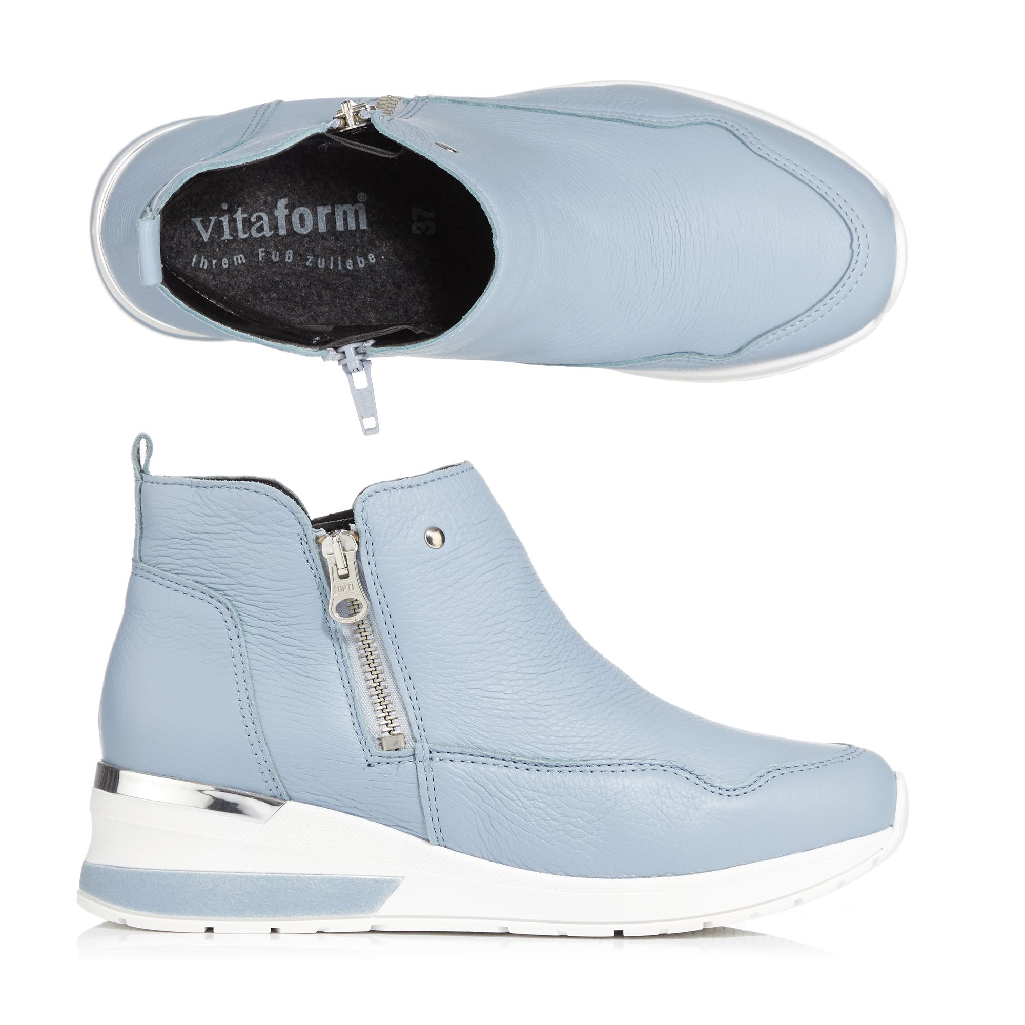 B-Ware VITAFORM Damen-Stiefelette Hirschleder Shock Absorber
