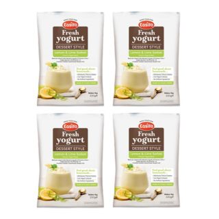 EASIYO Joghurtpulver 4 Beutel für 4kg Zitronen-& Limetten Sorbet Geschmack