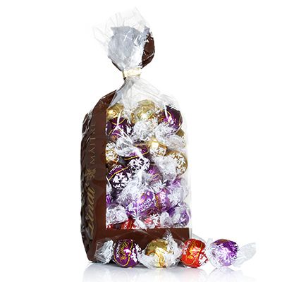 LINDT Lindor Kugeln 4 Sorten im Winterbeutel Inhalt 594g ...