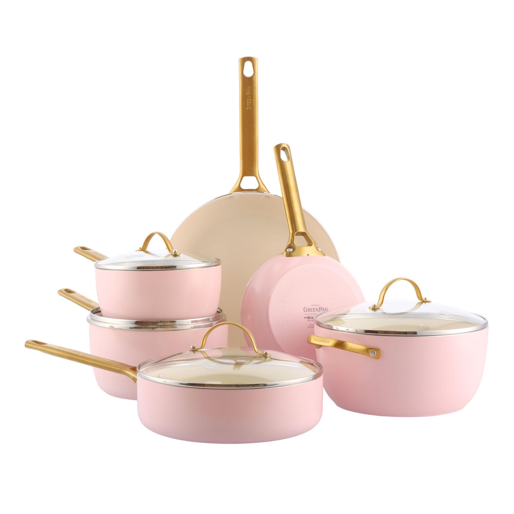 GREENPAN Padova Reserve Pfannen- und Topf-Set 6tlg. 20-28cm PFAS-frei