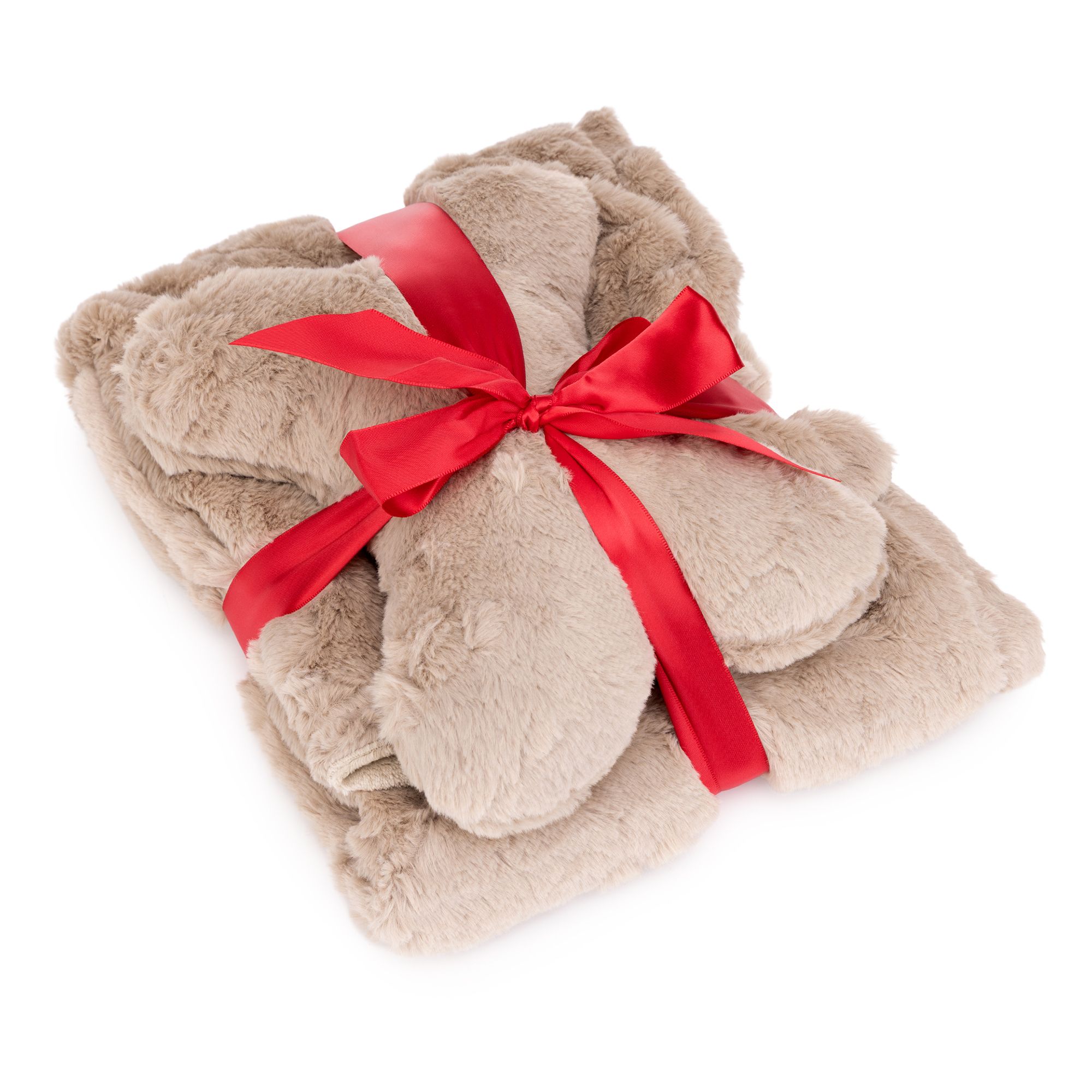 MONT CHALET Haustier-Set Decke 70x120cm & Kissen 15x30cm Fellimitat, 2tlg.