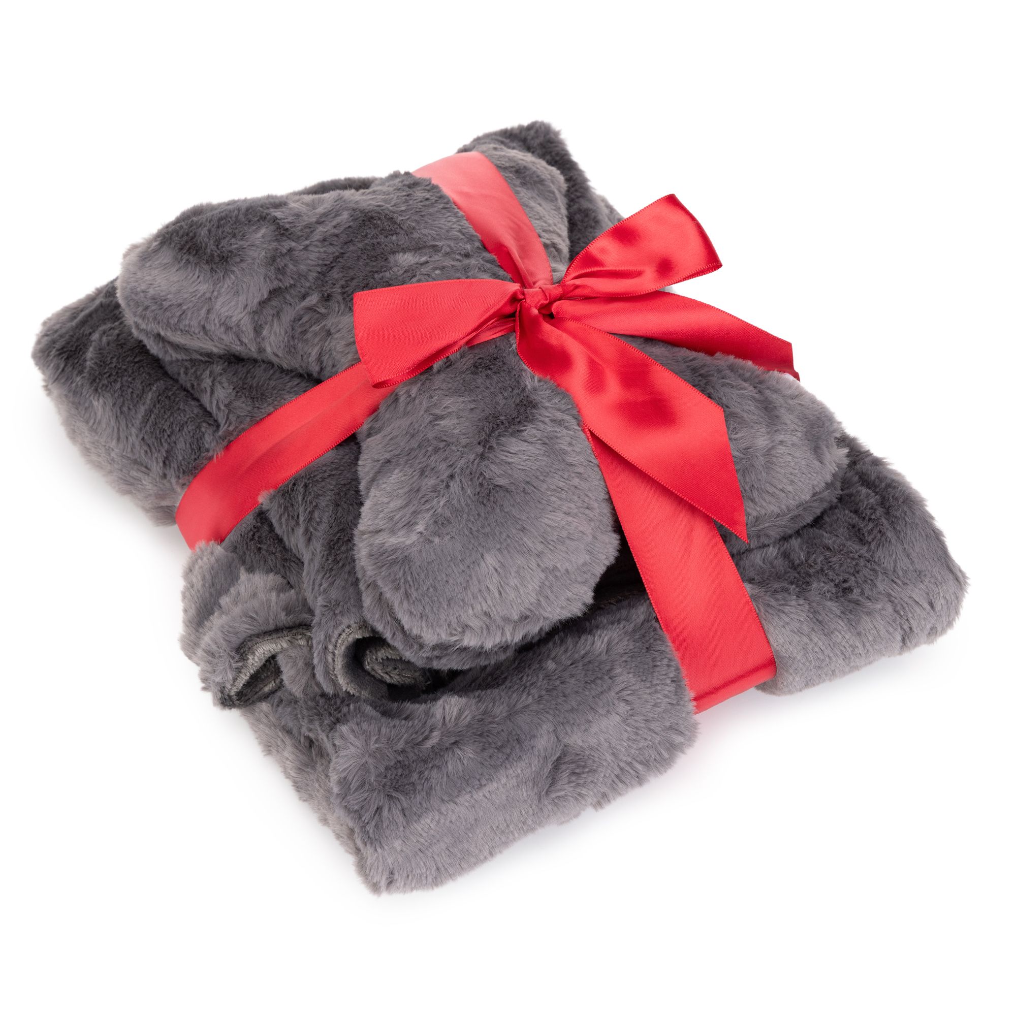 MONT CHALET Haustier-Set Decke 70x120cm & Kissen 15x30cm Fellimitat, 2tlg.