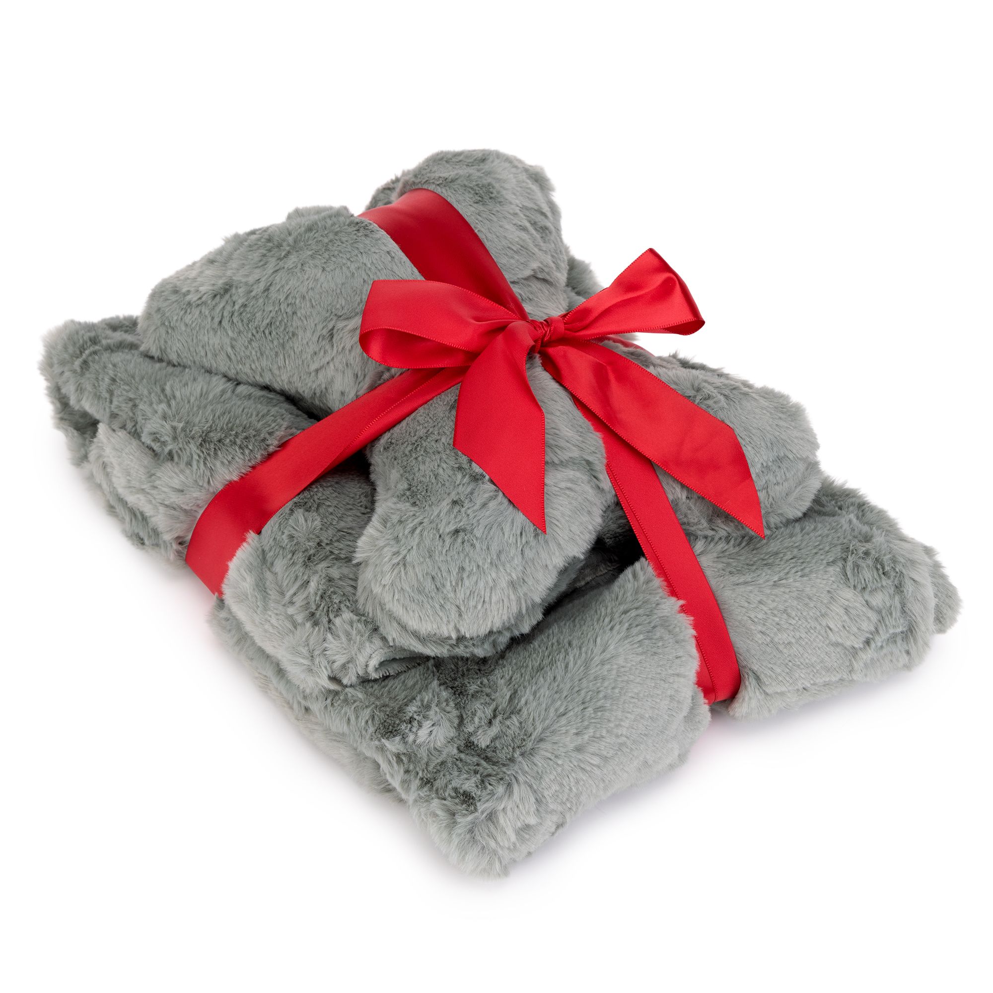 MONT CHALET Haustier-Set Decke 70x120cm & Kissen 15x30cm Fellimitat, 2tlg.