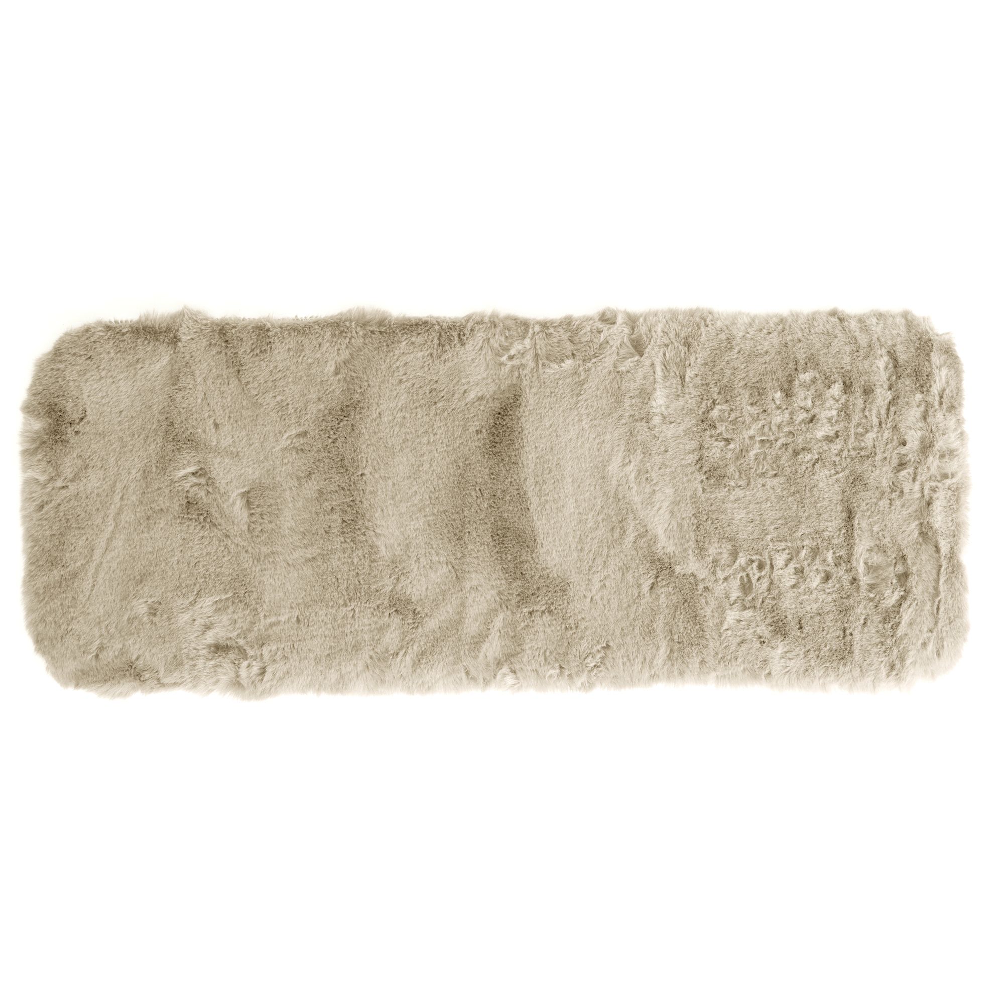 MONT CHALET Sitzauflage Bank Lammfellimitat uni waschbar ca. 35x90cm