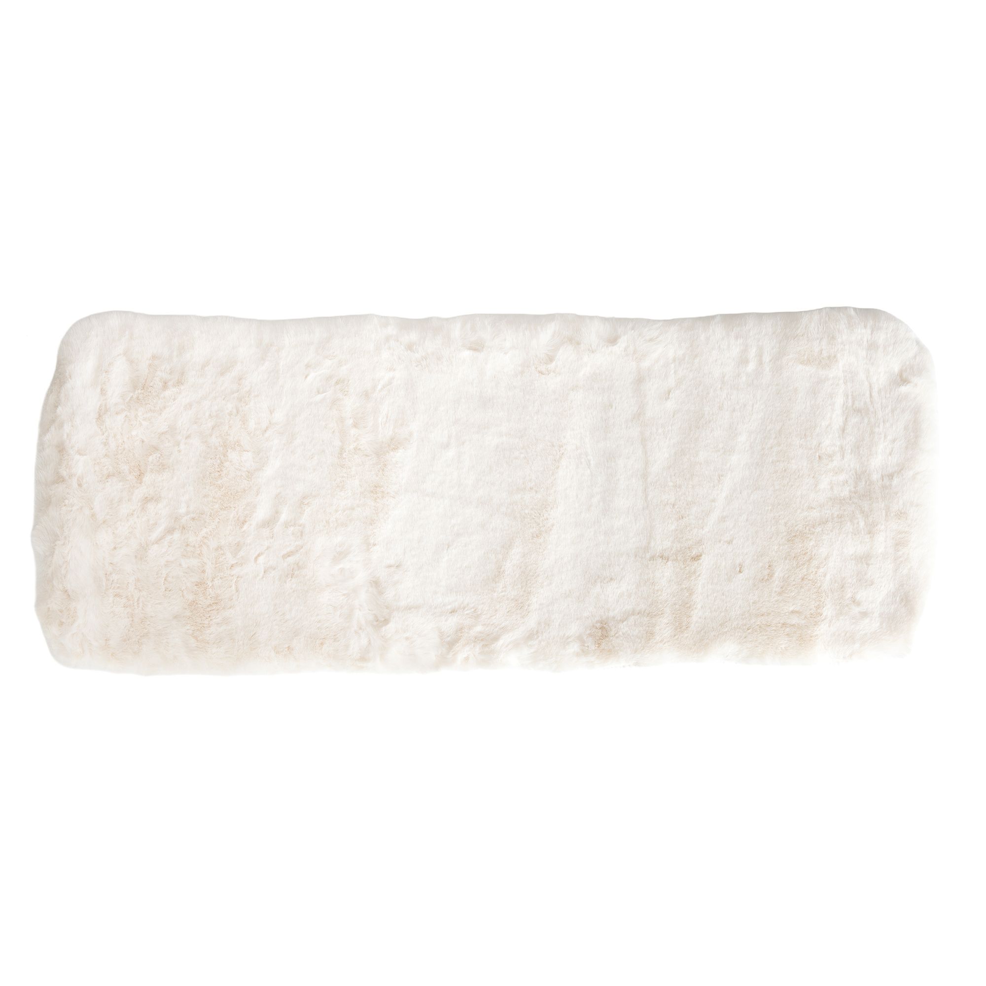 MONT CHALET Sitzauflage Bank Lammfellimitat uni waschbar ca. 35x90cm
